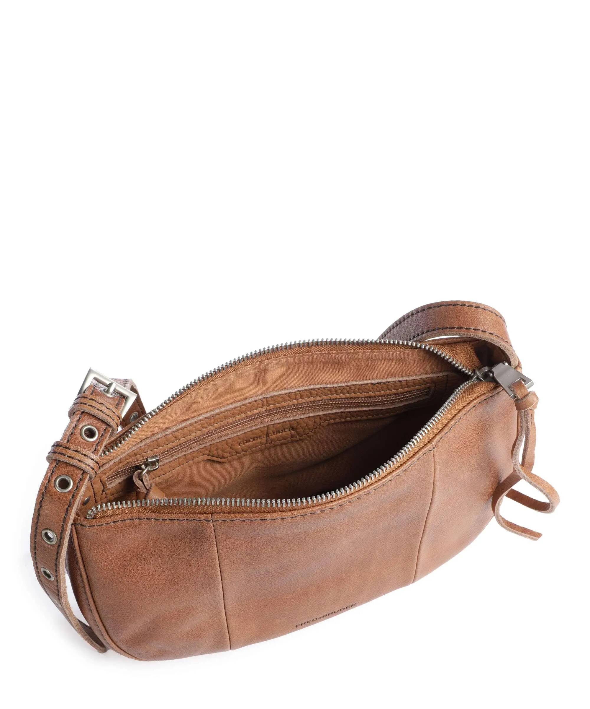  FredsBruder Mia Borsa a tracolla pelle granulata cognac  