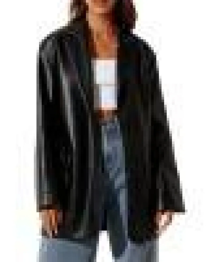 Giacche in pelle sintetica PU Cappotto in pelle da donna Giacche da donna nuove di zecca Capispalla da donna Cappotti in pelle f