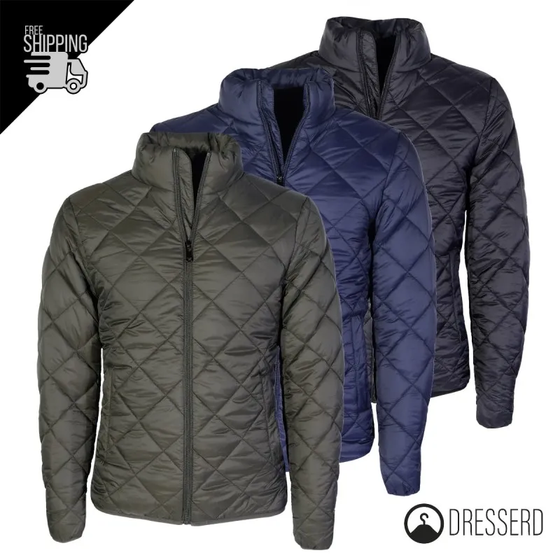 Giubbotto Uomo 100 Grammi Dresserd Giubbotti Piumini Primaverili Semi Slim Fit