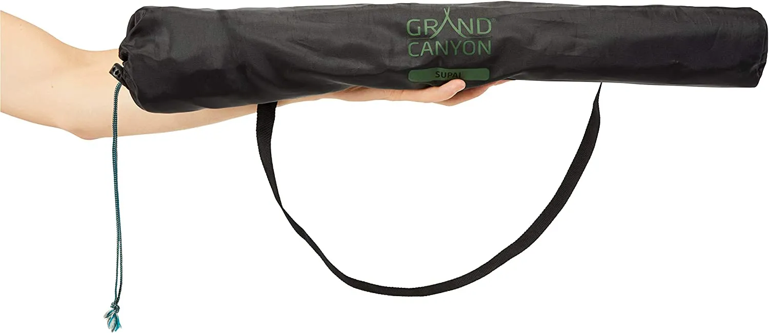 Grand Canyon SUPAI - Sedia da Campeggio, Sgabello treppiede Pieghevole - Fino a 100 kg - Alluminio - Eden (Verde)