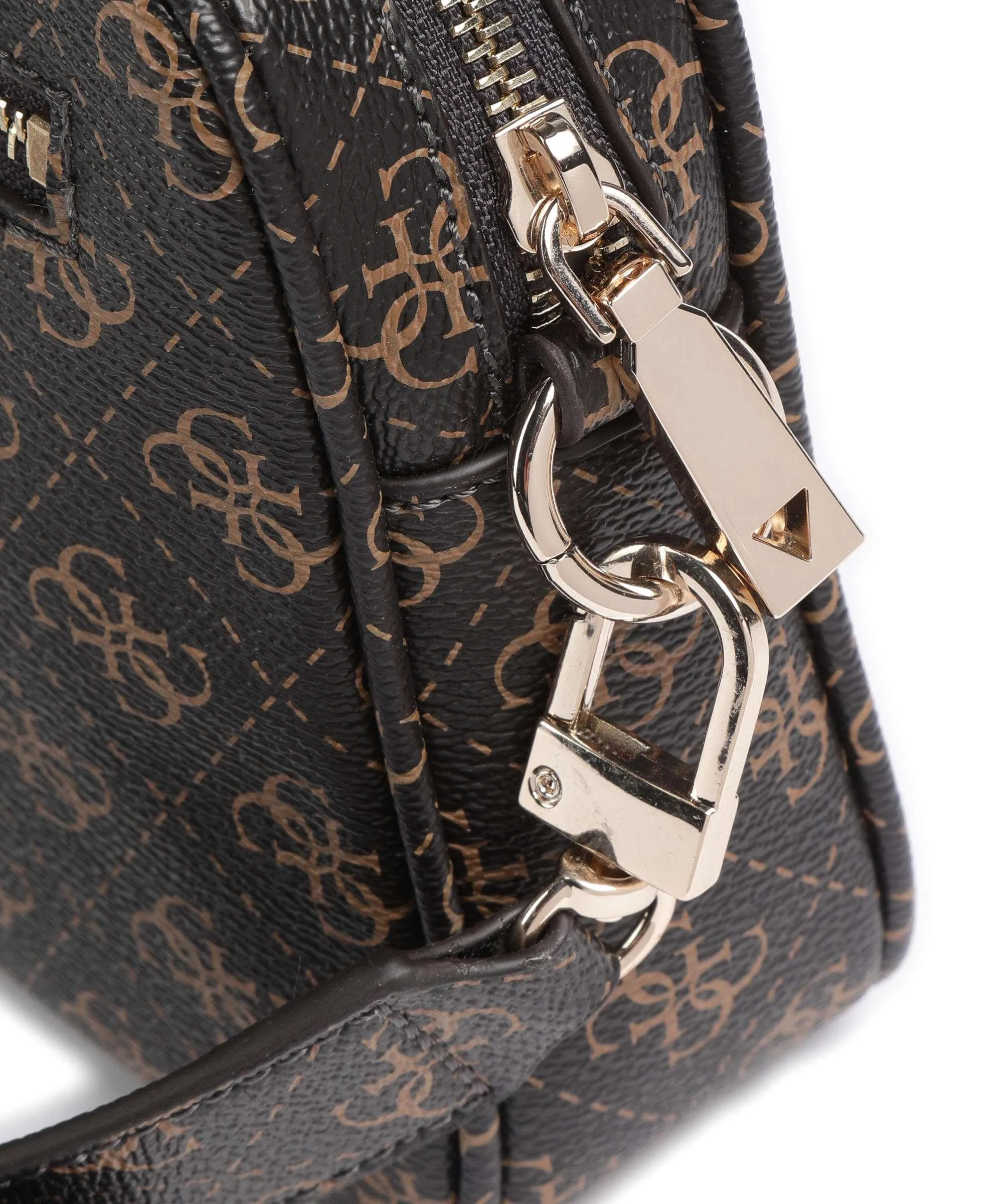  Guess Meridian Borsa a tracolla pelle sintetica marrone scuro  