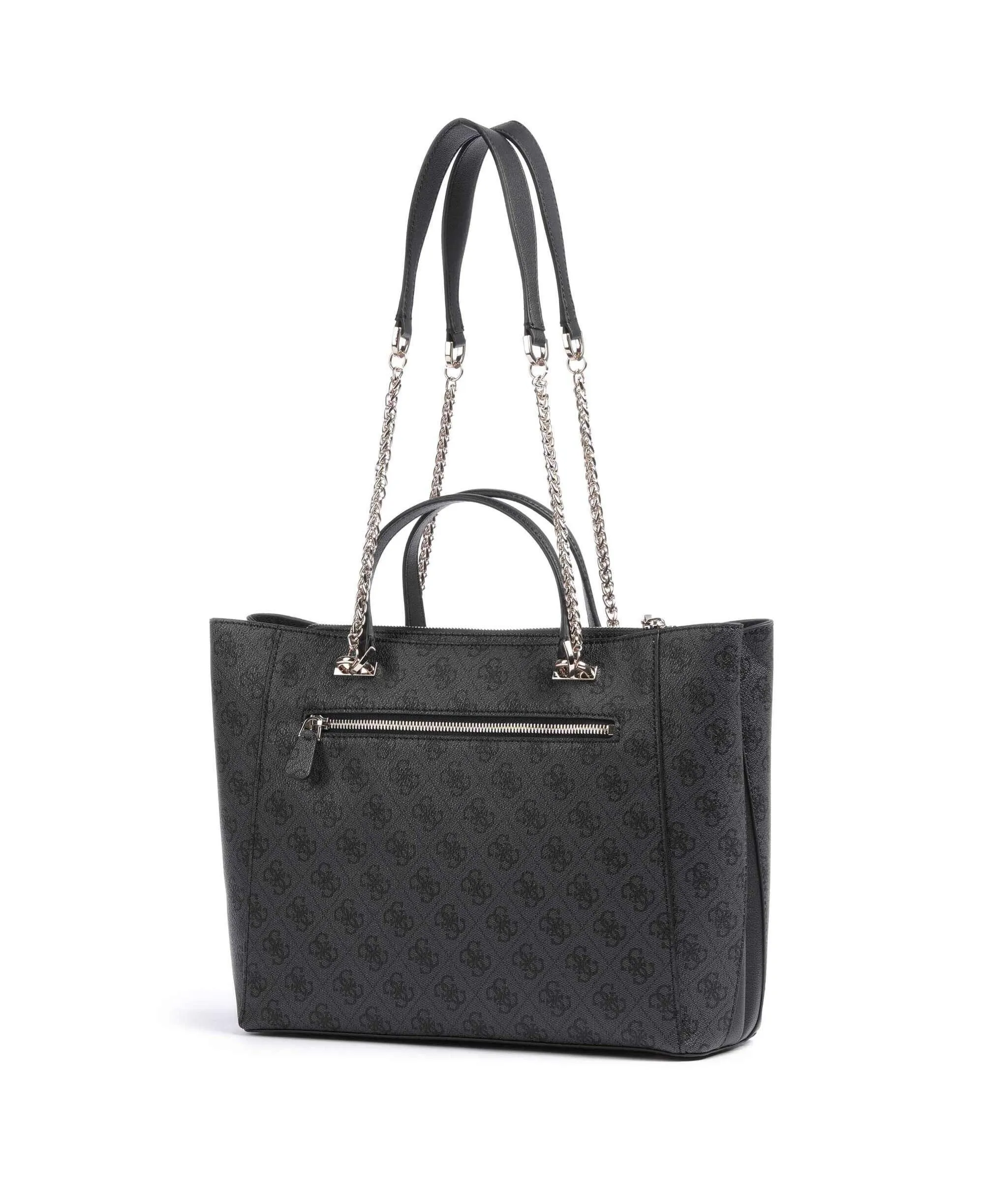  Guess Noreen Borsa shopper pelle sintetica grigio scuro  