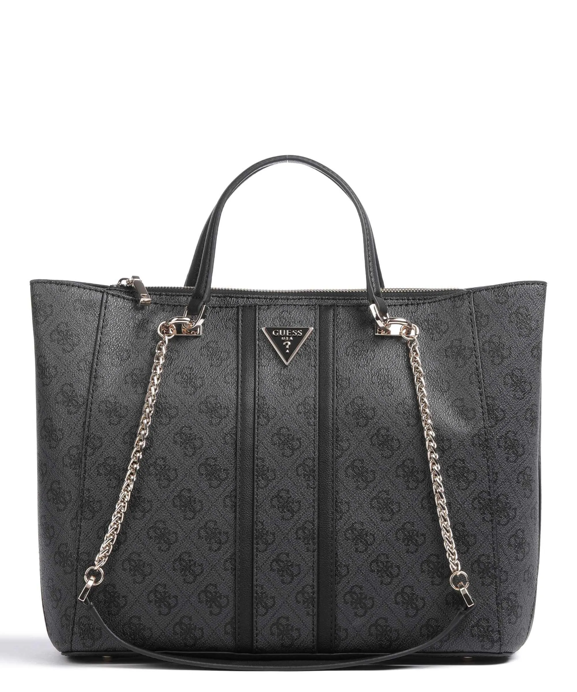  Guess Noreen Borsa shopper pelle sintetica grigio scuro  