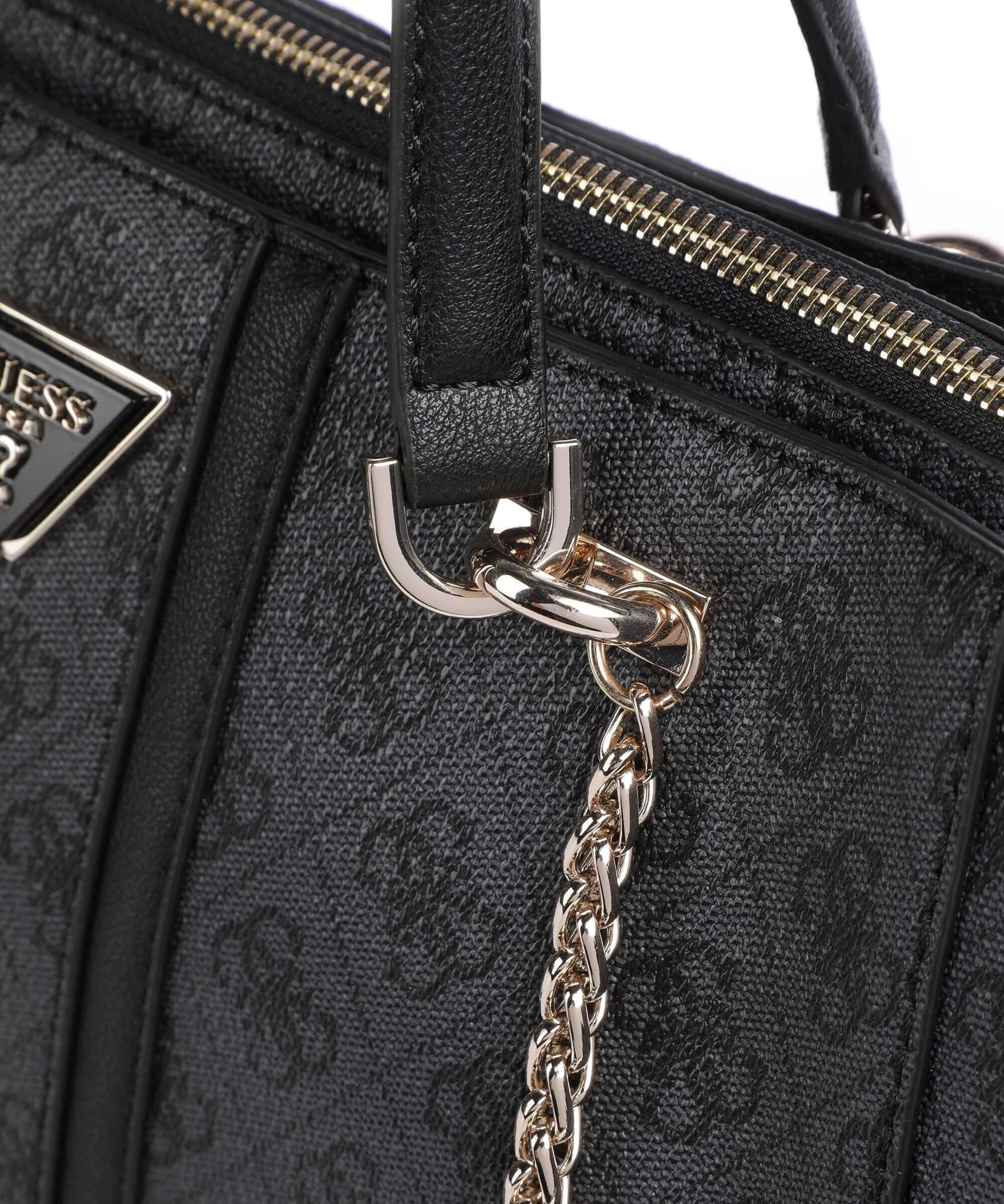  Guess Noreen Borsa shopper pelle sintetica grigio scuro  
