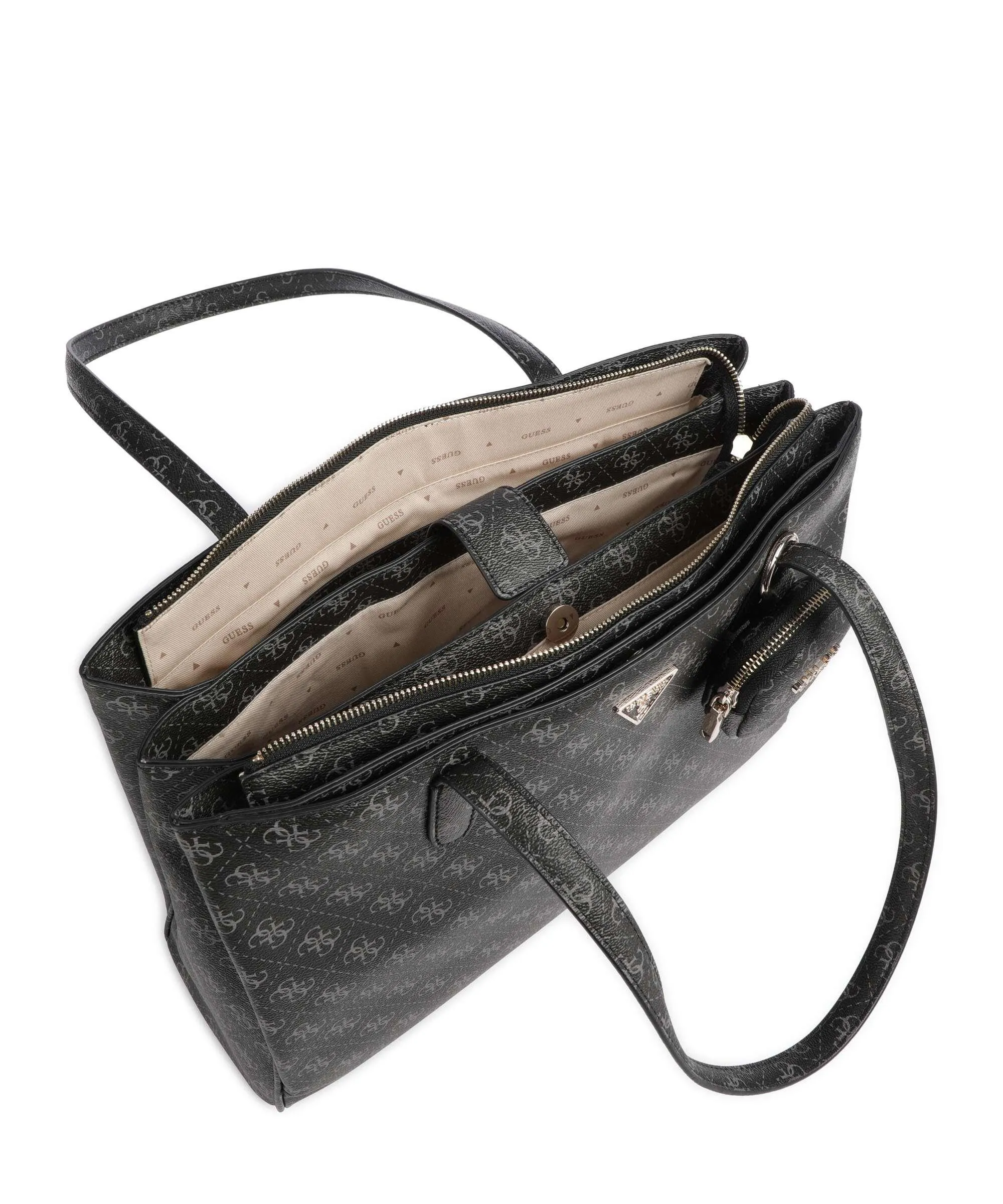  Guess Power Play Borsa shopper 15″ pelle sintetica nero  