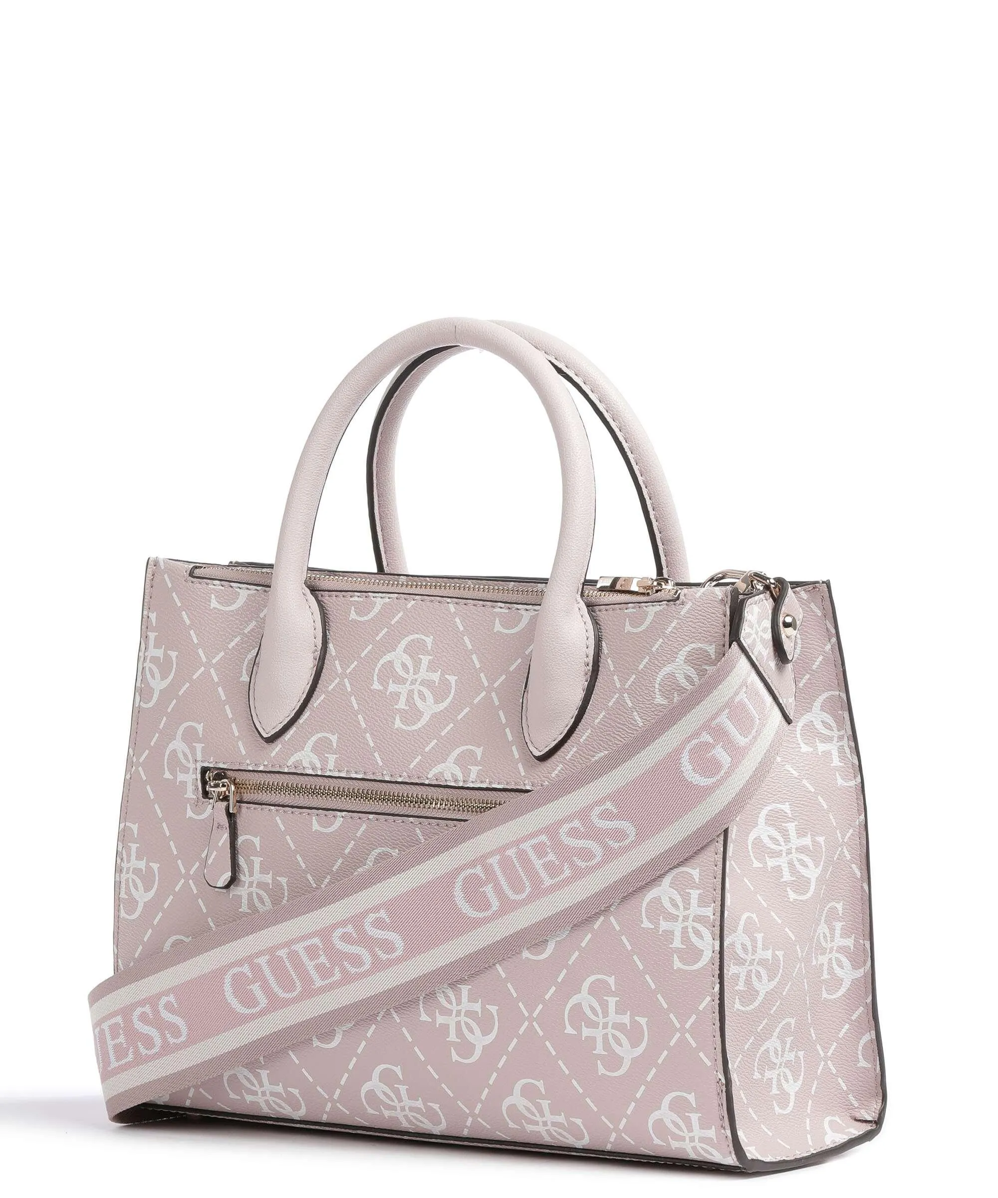  Guess Rea Borsa a mano pelle sintetica rosa antico  