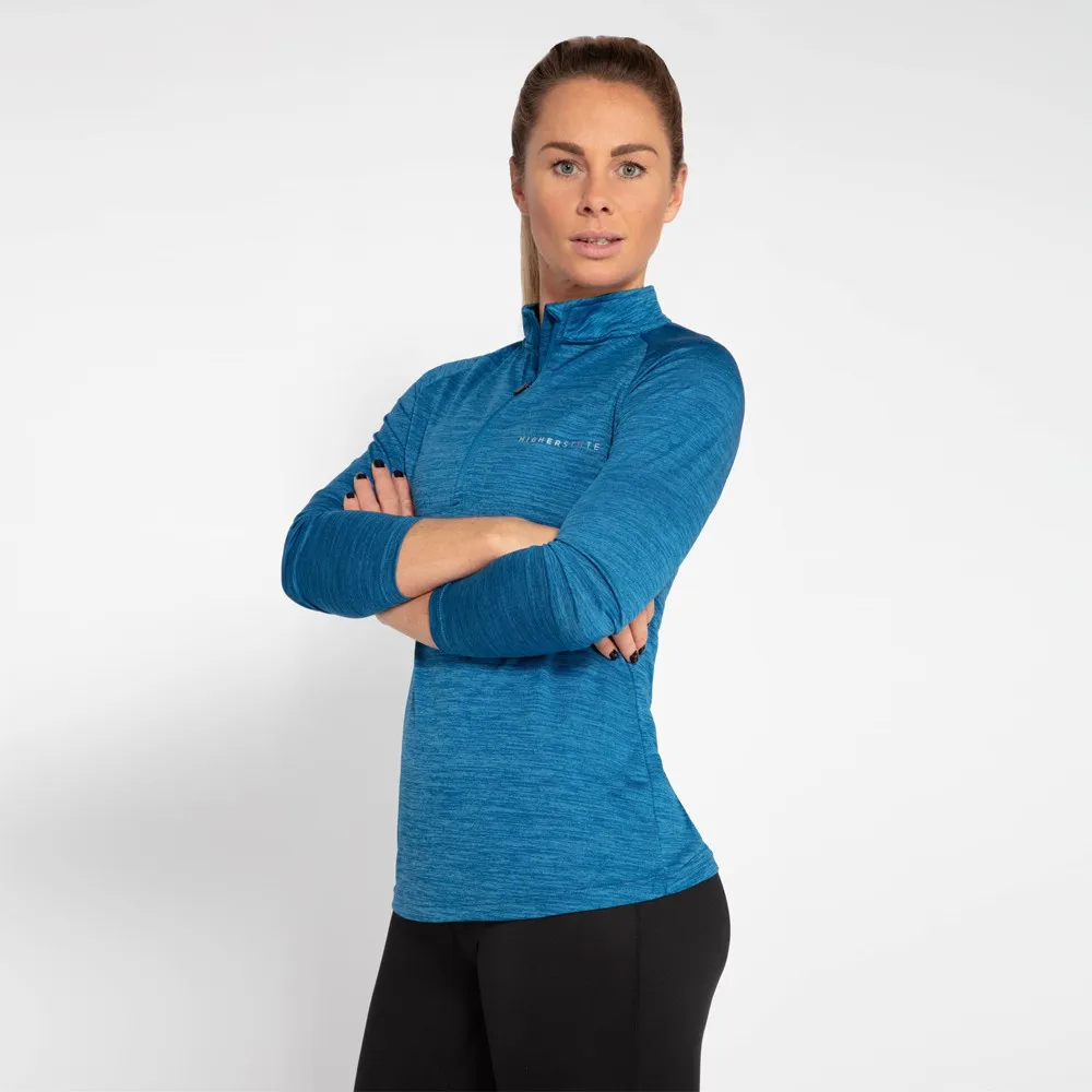 Higher State L/S Raglan Maglia da donna con zip - AW23