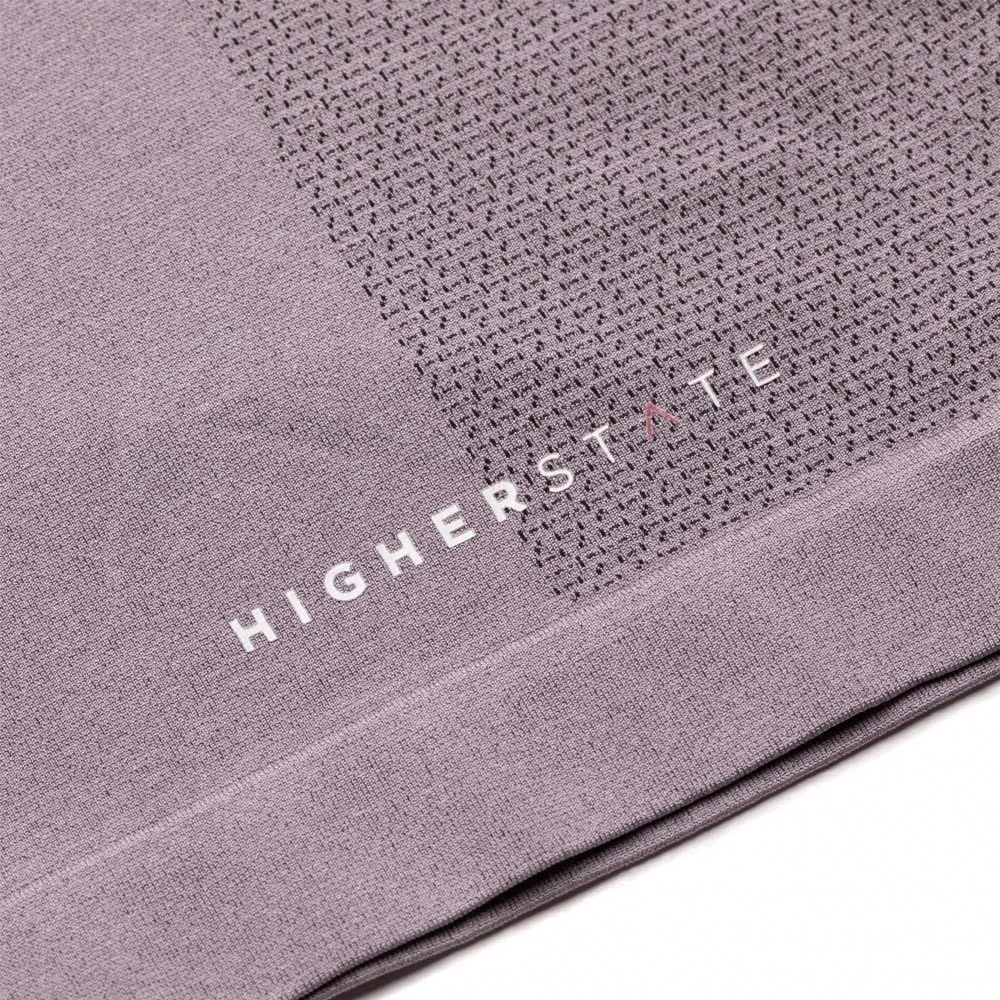 Higher State Seamfree per donna Manica lunga Maglia con mezza cerniera
