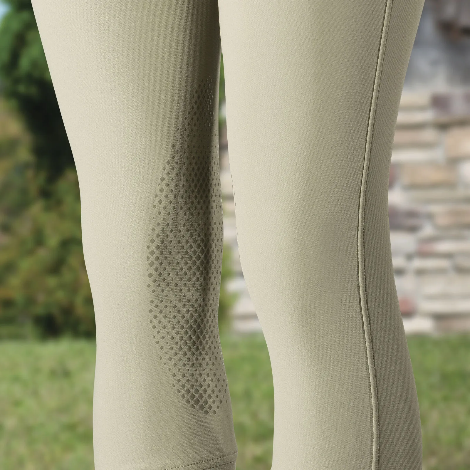Horze Grand Prix Pantaloni da equitazione con patch in silicone al ginocchio da donna