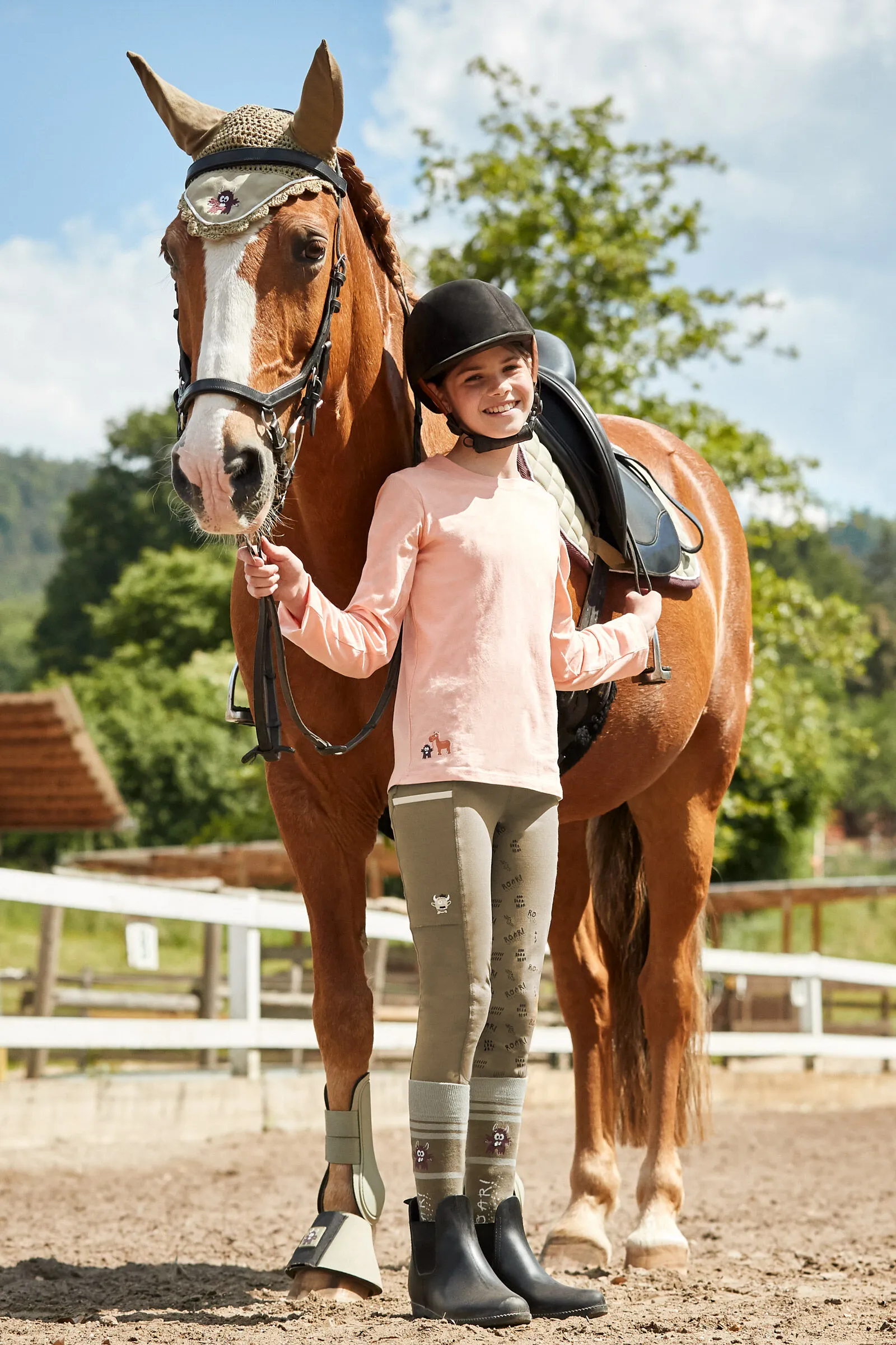 Horze Monster Calzini al ginocchio per bambini