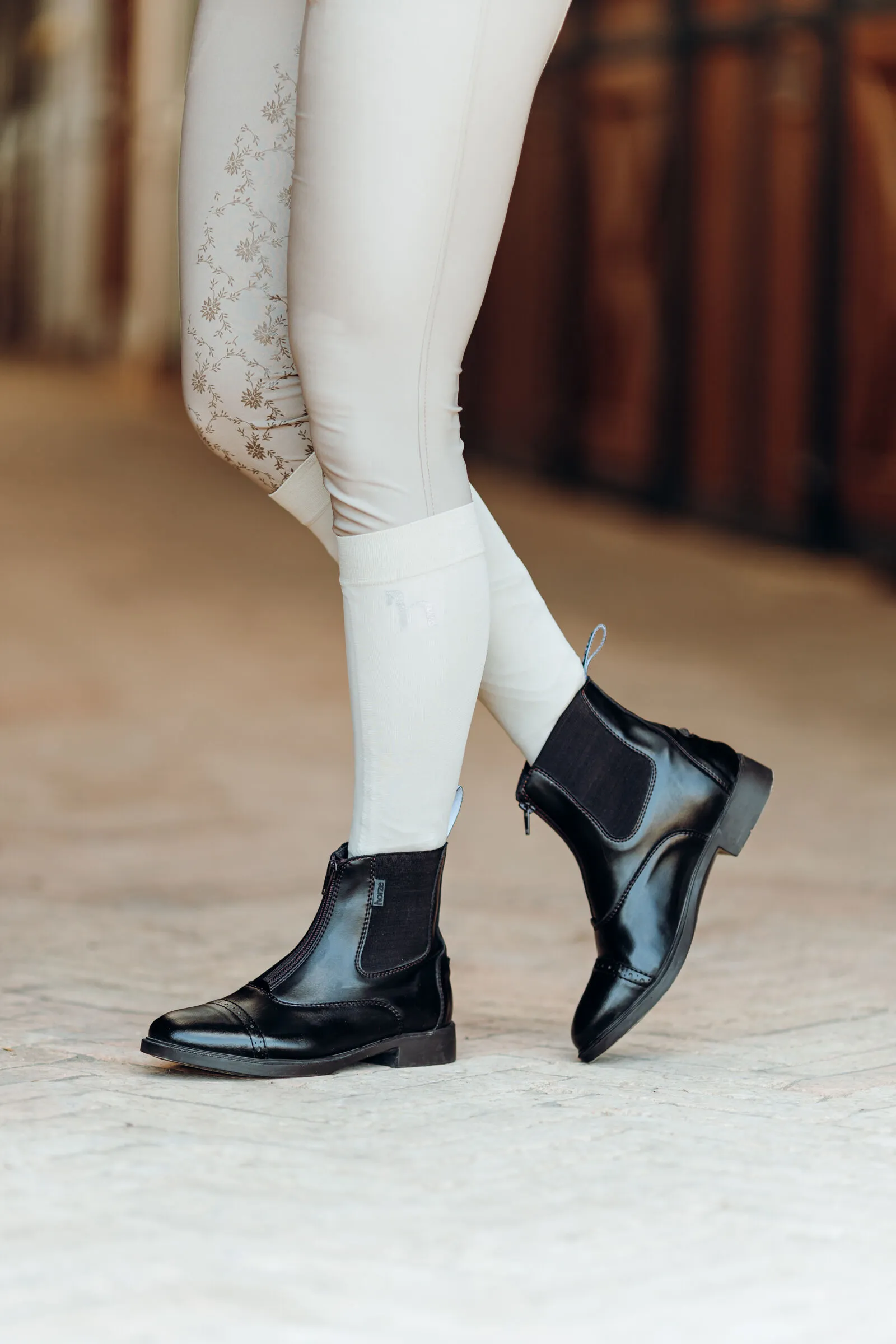 Horze Wexford Stivali Jodhpur con zip frontale da donna