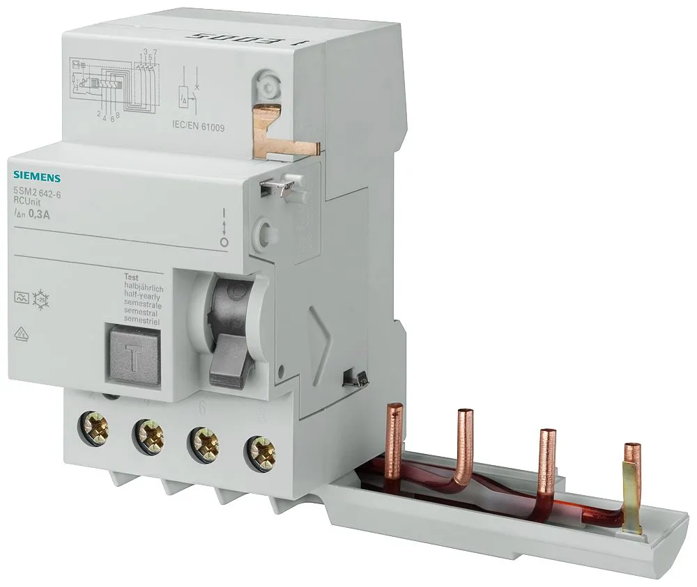 Interruttore magnetotermico Siemens, 2P 63A, Tipo AC