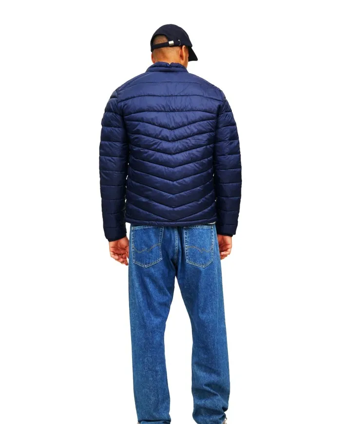 JACK & JONES Piumino Uomo 12211788 HERO A-EE Poliestere collo alto 03 NAVY BLAZER