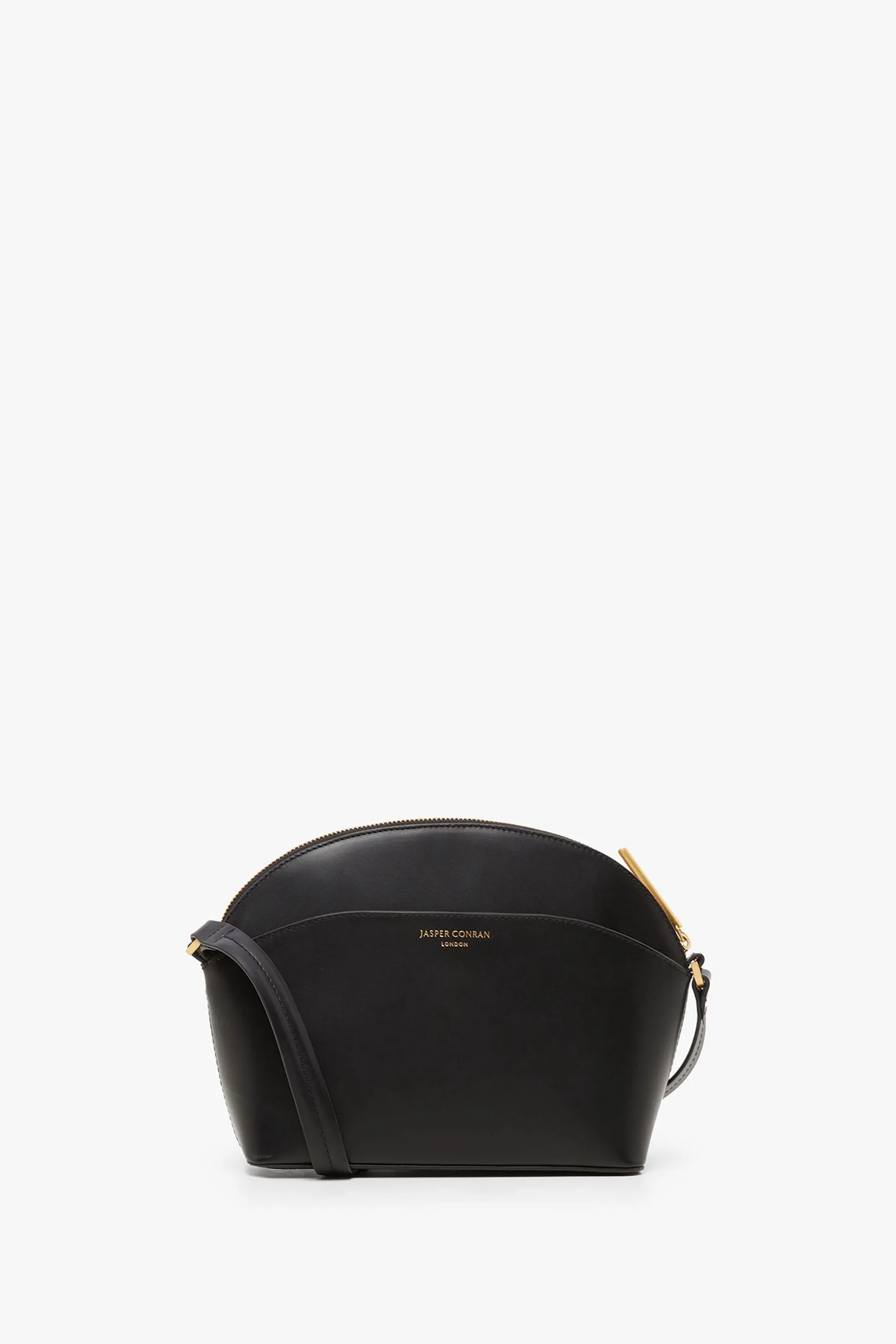 Jasper Conran London - Darcey - Borsa a tracolla in pelle con linguetta Oro