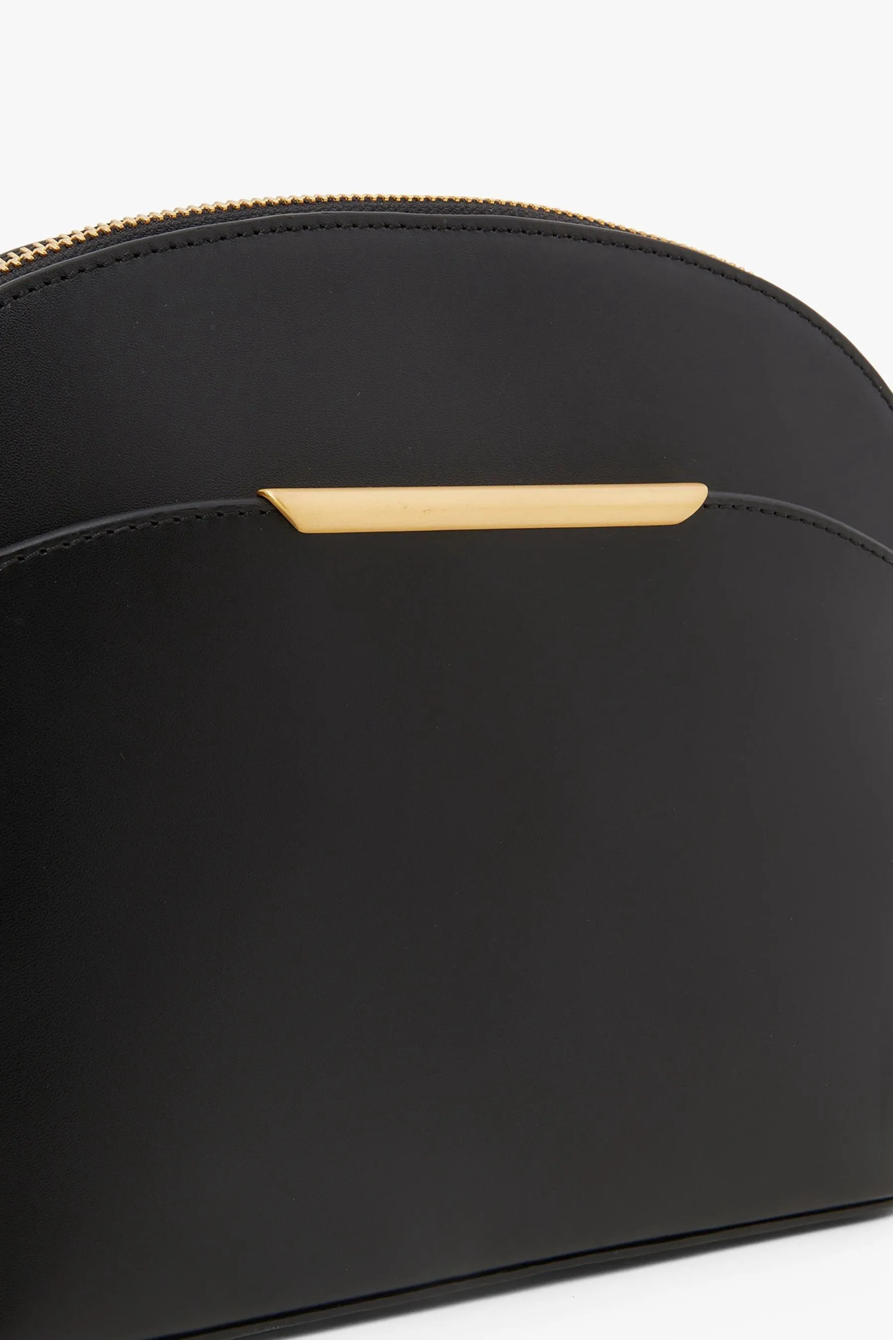 Jasper Conran London - Darcey - Borsa a tracolla in pelle con linguetta Oro