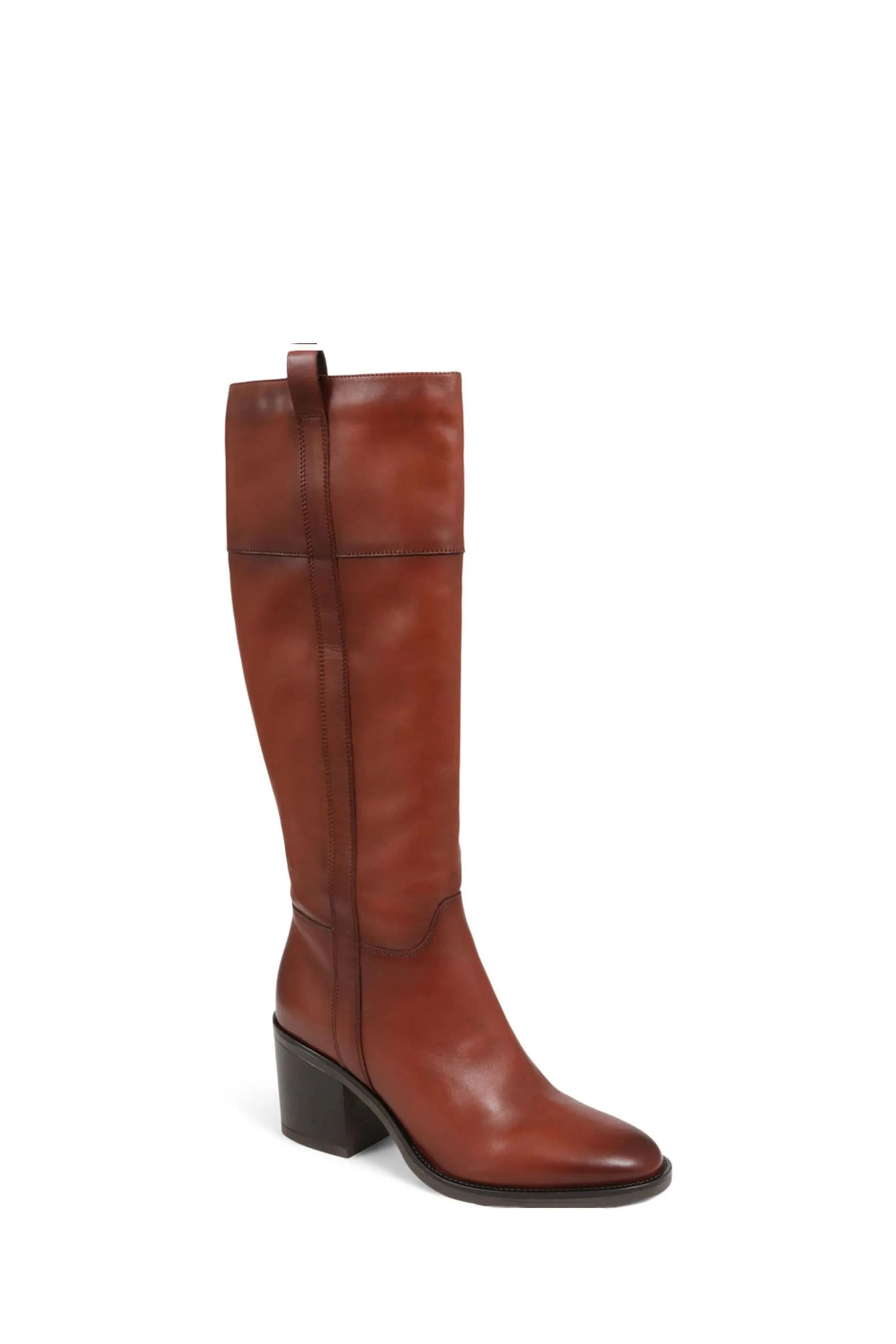 Jones Bootmaker - Carmine - Marrone al ginocchio in pelle - Stivali