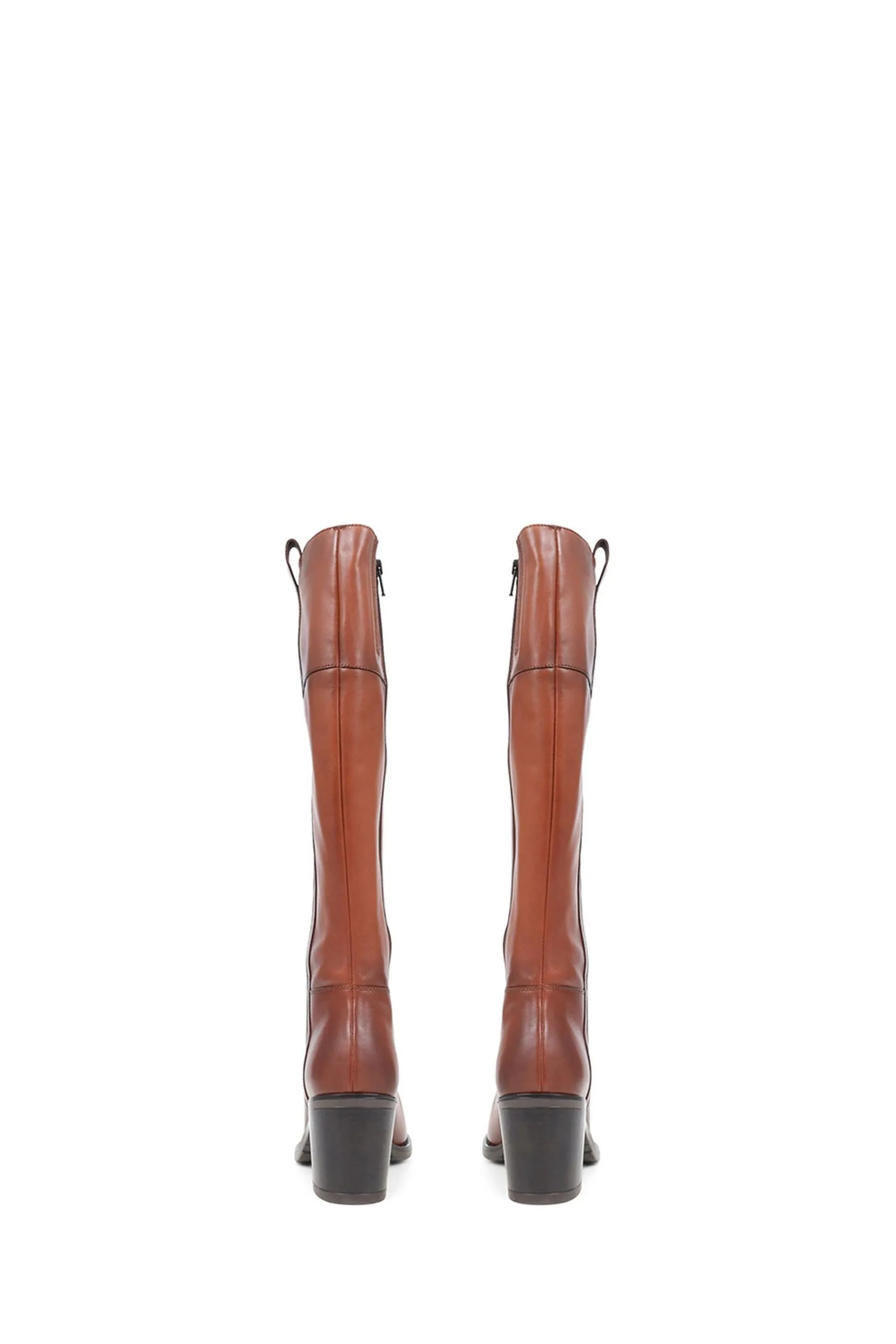 Jones Bootmaker - Carmine - Marrone al ginocchio in pelle - Stivali