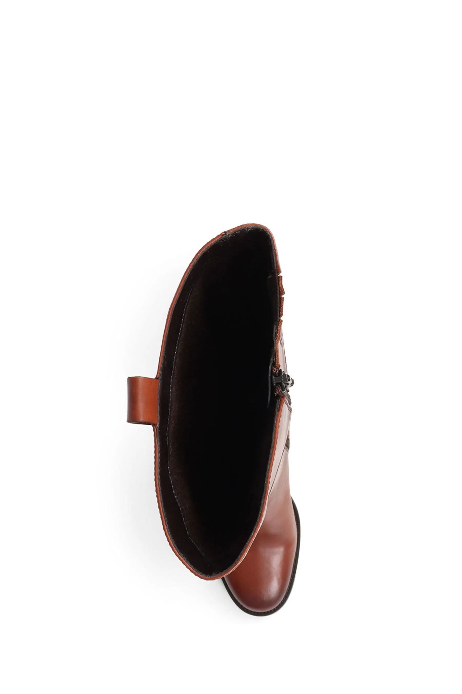 Jones Bootmaker - Carmine - Marrone al ginocchio in pelle - Stivali