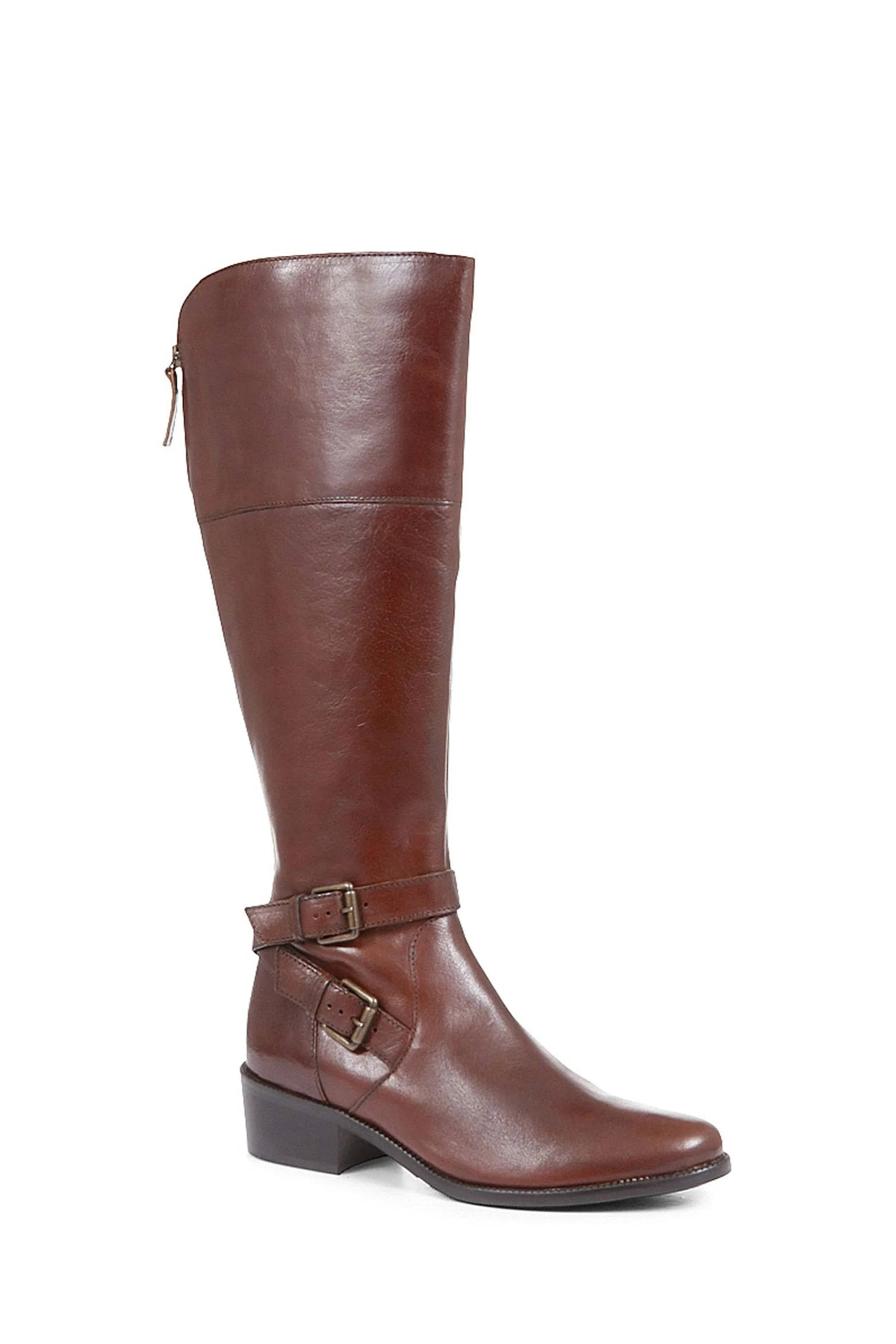 Jones Bootmaker Phoebe - Marrone chiaro Marrone in pelle - Stivali al ginocchio