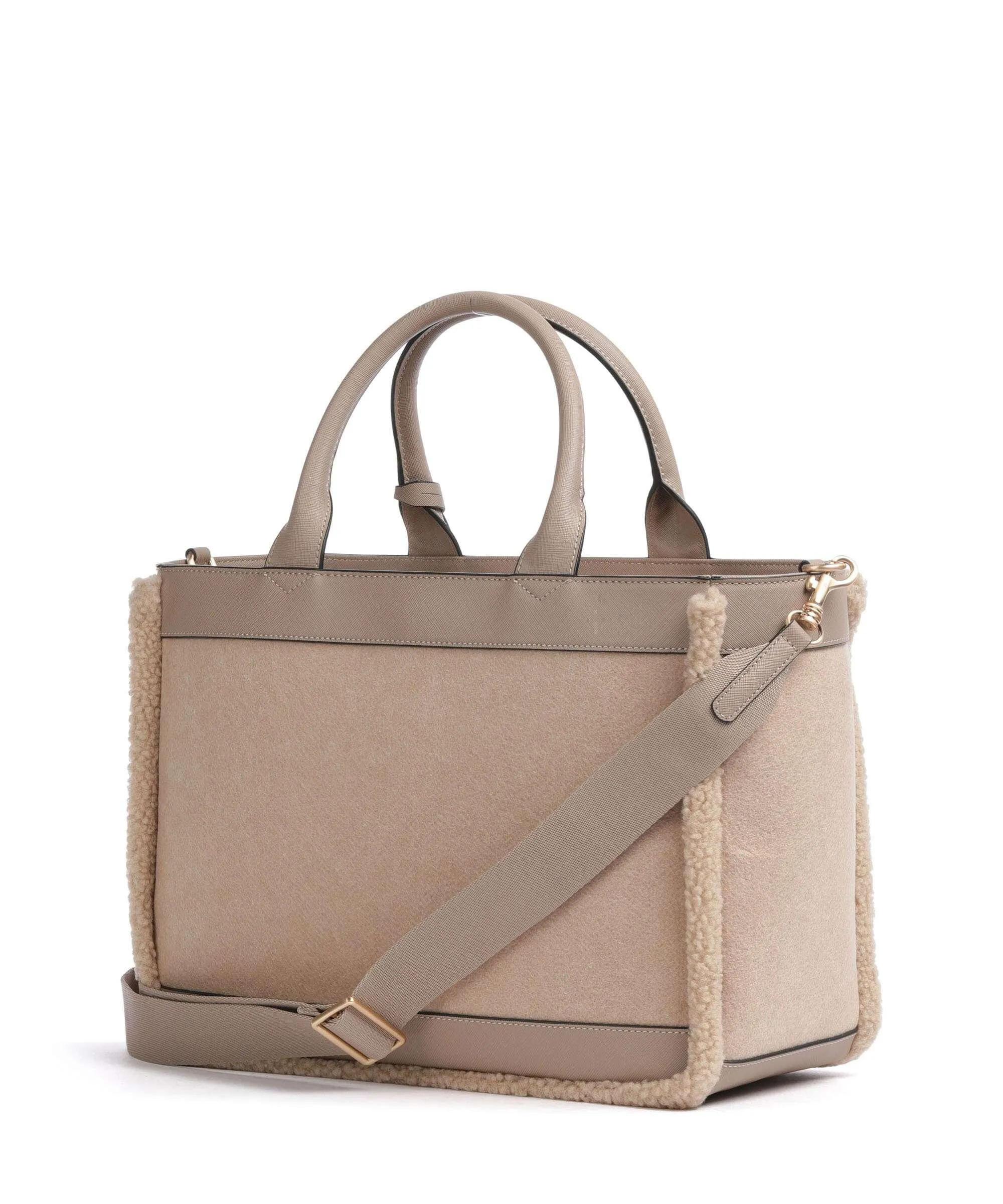  JOOP! Jeans Calduccio Yvette Borsa a mano infeltrimento, pelle sintetica beige  