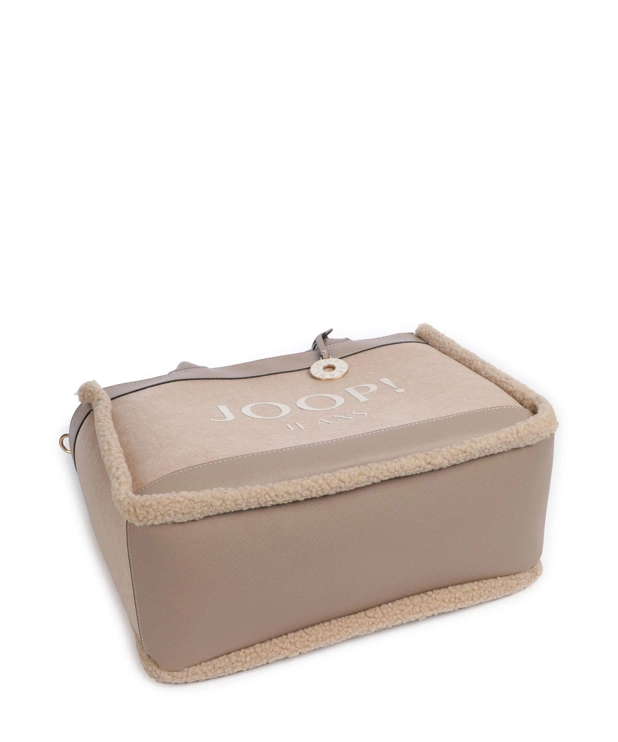  JOOP! Jeans Calduccio Yvette Borsa a mano infeltrimento, pelle sintetica beige  