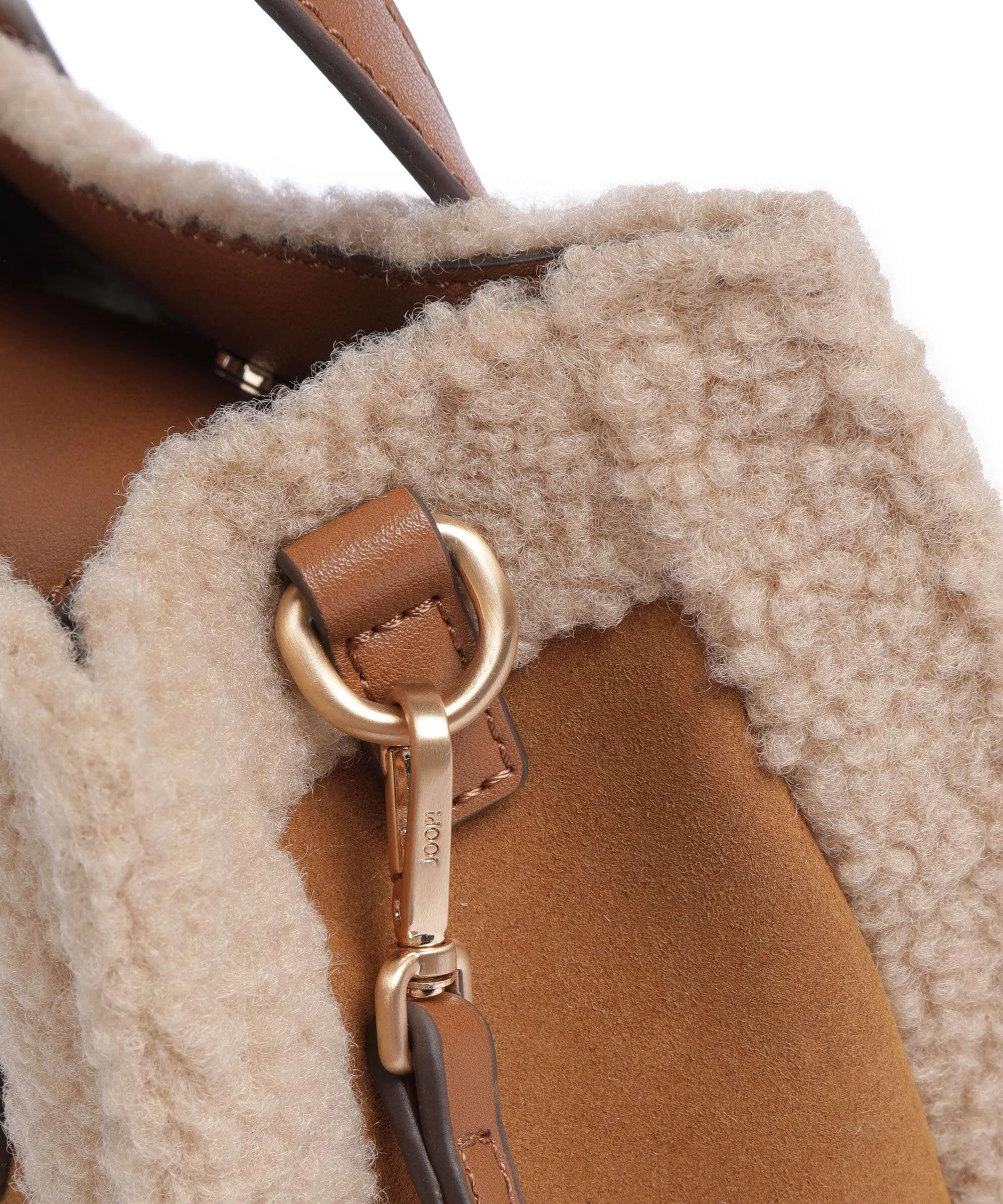  JOOP! Jeans Collo Aurelia Borsa a mano pelle scamosciata, pelle sintetica cognac  