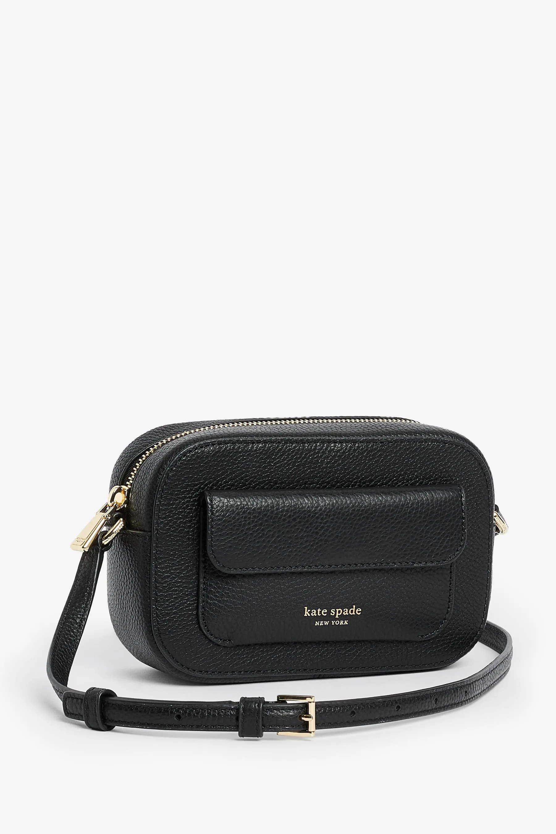 kate spade new york - Ava - Nero a tracolla in pelle marroni - Borsa