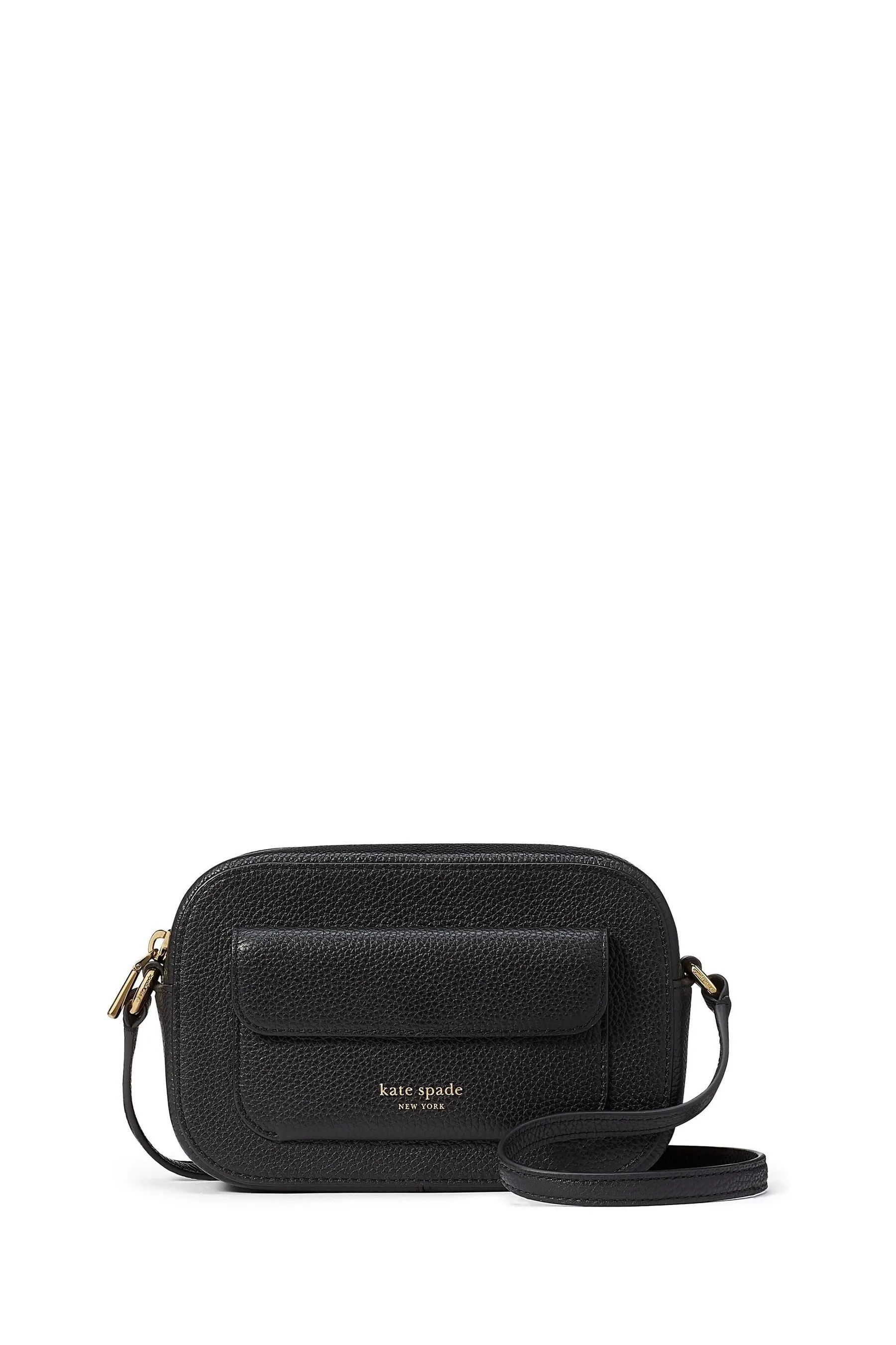 kate spade new york - Ava - Nero a tracolla in pelle marroni - Borsa