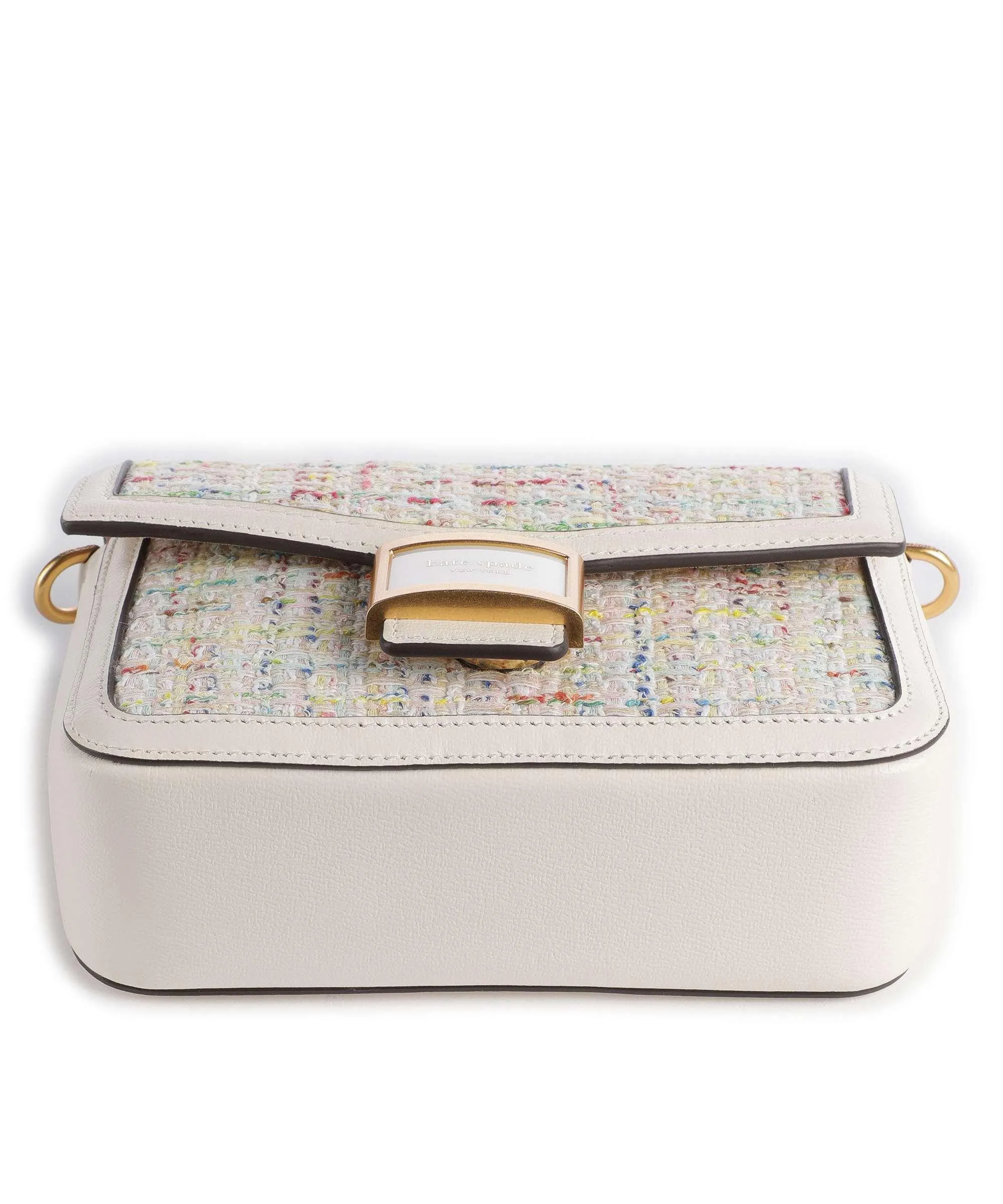  Kate Spade New York Katy Borsa a tracolla pelle a grana fine, tissu multicolore  