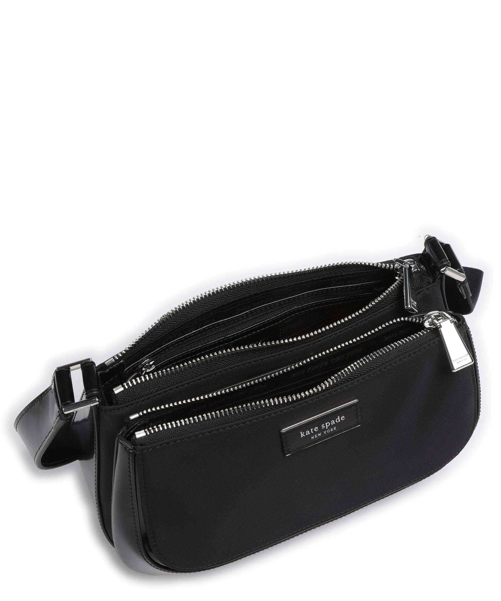  Kate Spade New York Sam Icon Borsa a tracolla poliammide riciclato nero  