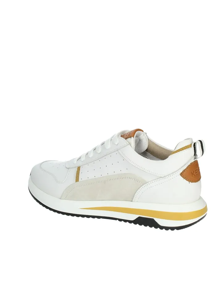 KEYS  SNEAKERS BASSA K-9270 BIANCO/CUOIO