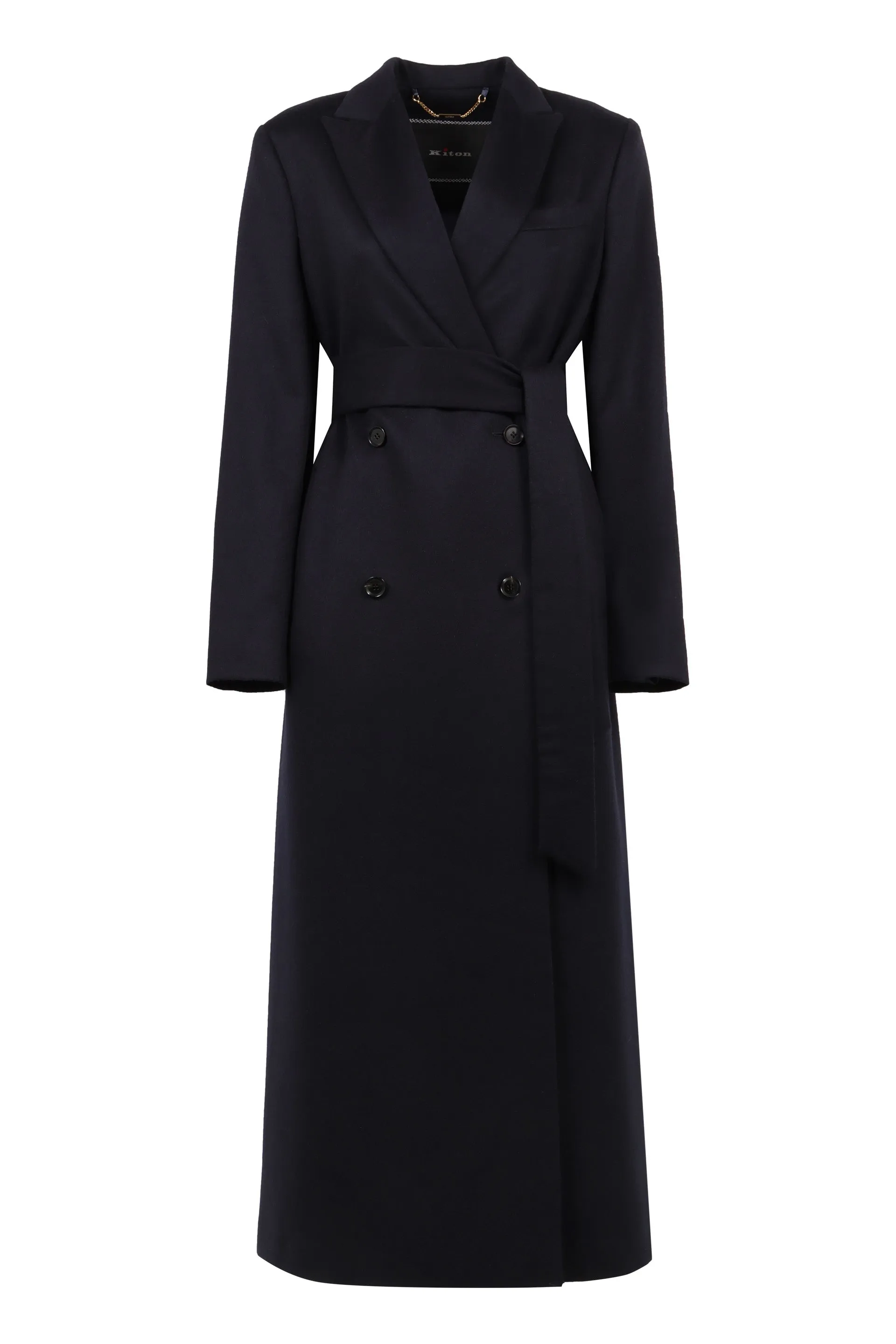 KITON Cappotto doppiopetto in lana