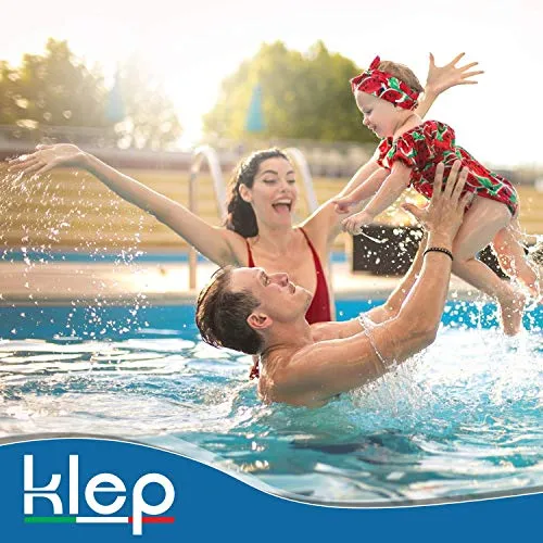 KLEP - ANTIALGA - ANTIALGHE SANIFICANTE SCHIARENTE AZZURRANTE per Piscina E Spa No Schiuma (5 LT)