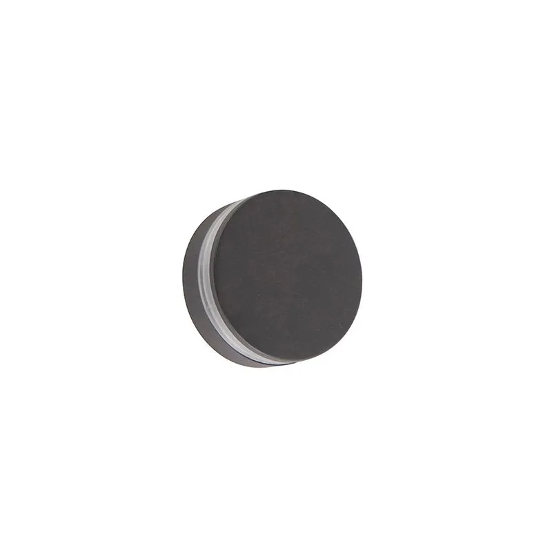 Lampada da parete moderna antracite con LED IP44 - Theo Round