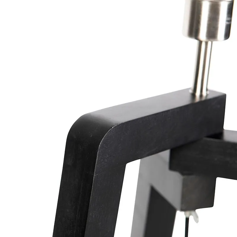 Lampada da terra tripode nero con paralume verde e oro 50 cm - Puros