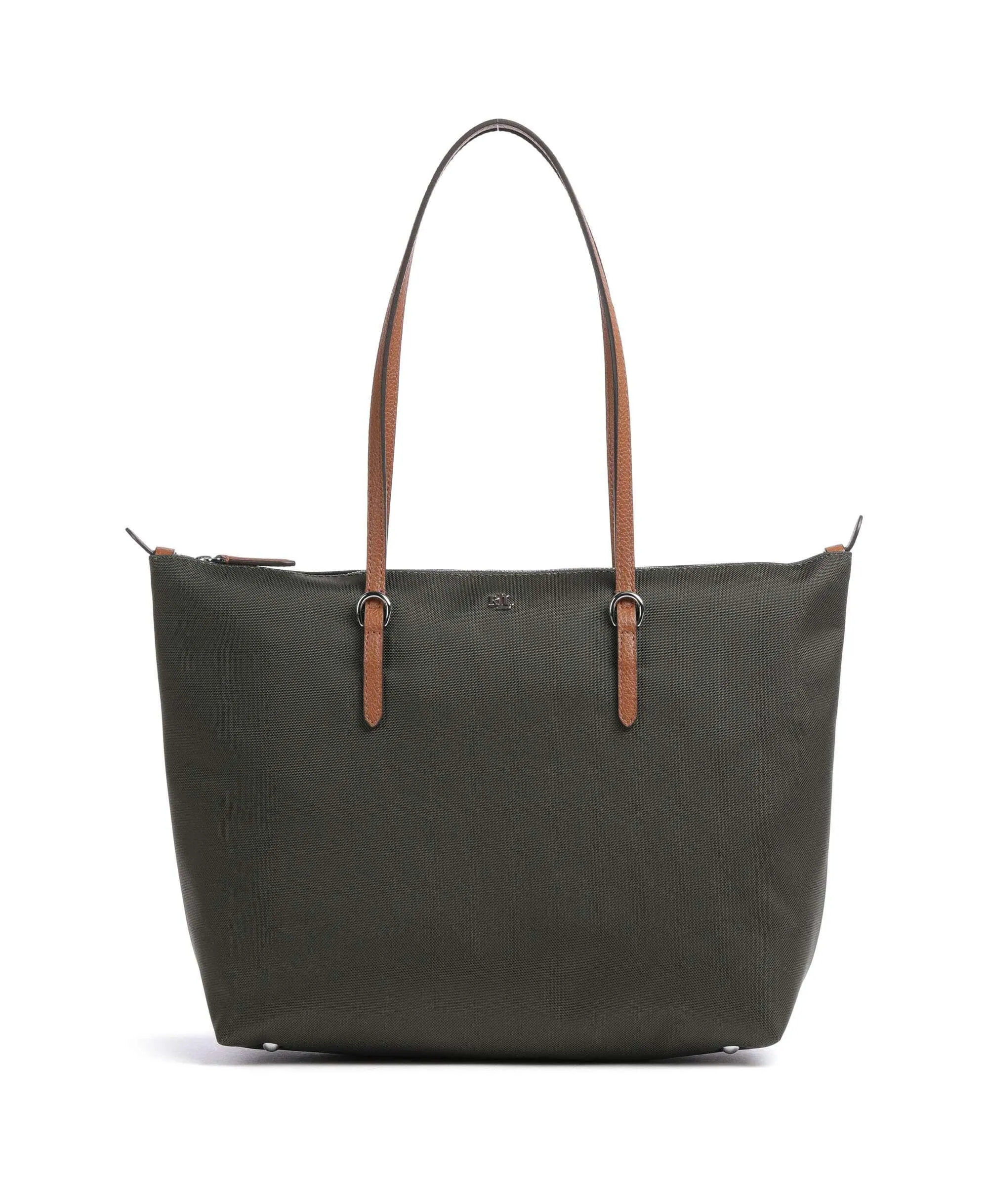  Lauren Ralph Lauren Keaton 26 Borsa shopper nylon verde-oliva  