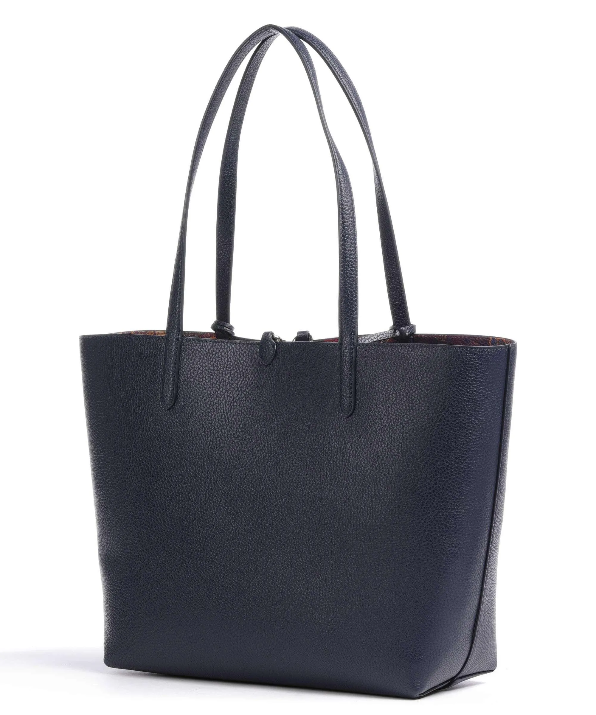  Lauren Ralph Lauren Medium Borsa shopper pelle sintetica navy  
