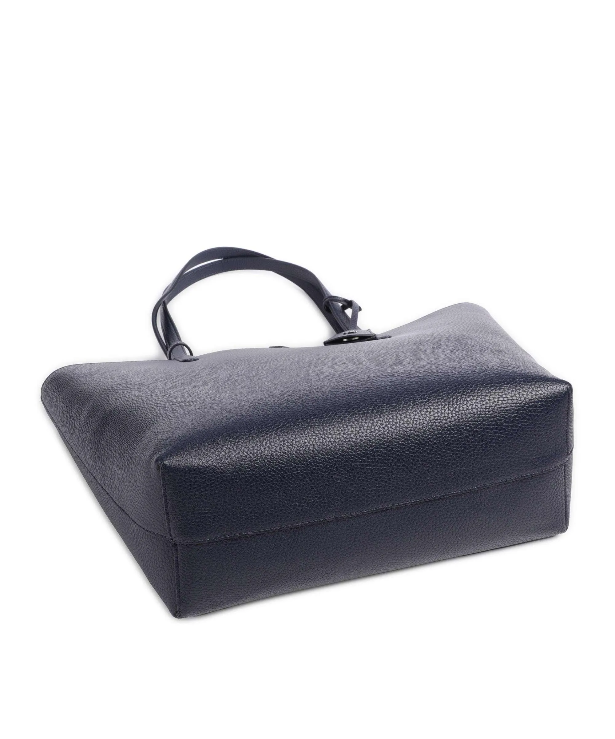  Lauren Ralph Lauren Medium Borsa shopper pelle sintetica navy  