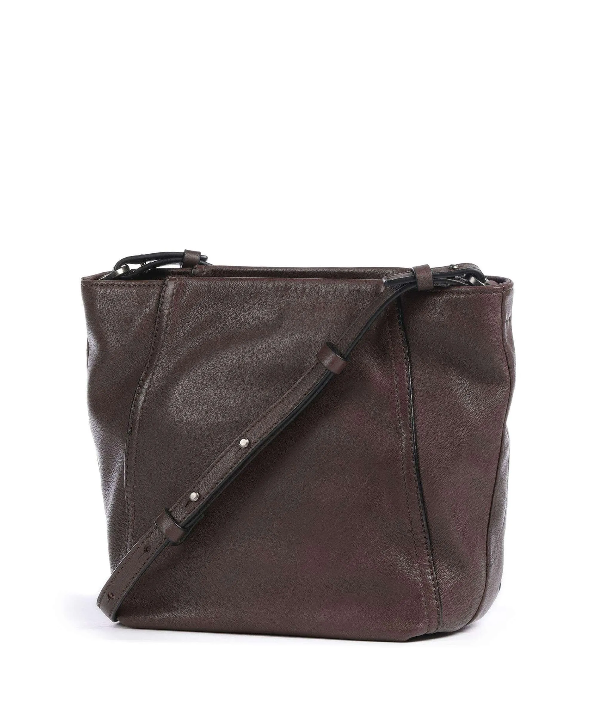  Liebeskind Chudy Sheep Natural S Borsa a tracolla pelle di pecora marrone scuro  