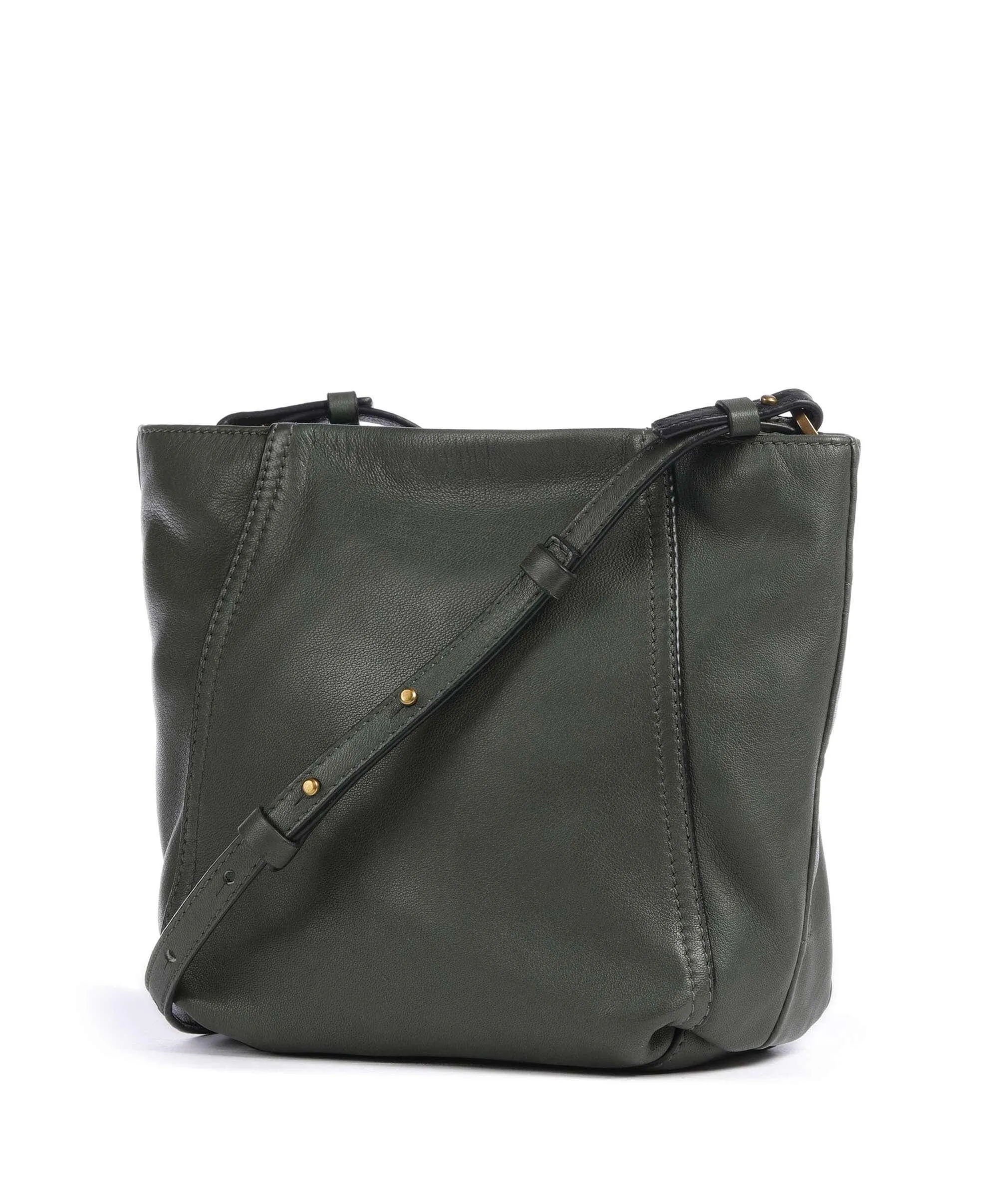  Liebeskind Chudy Sheep Natural S Borsa a tracolla pelle di pecora verde scuro  