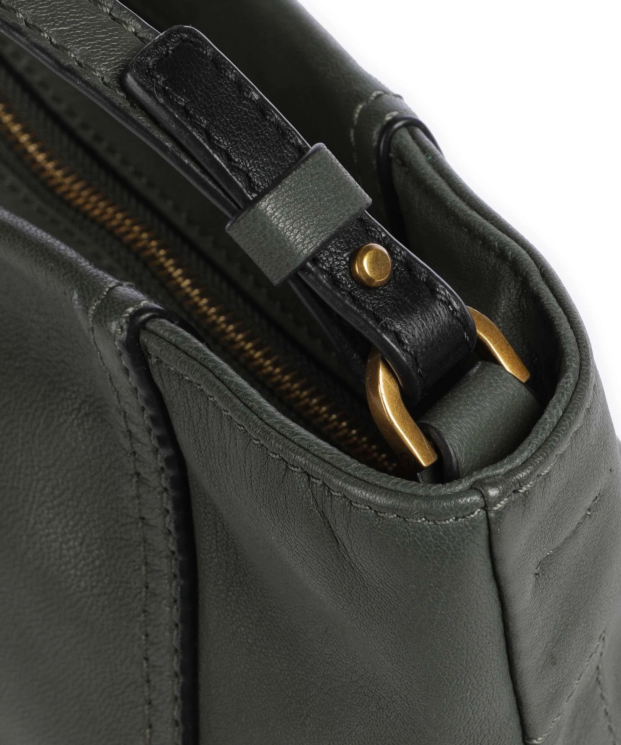  Liebeskind Chudy Sheep Natural S Borsa a tracolla pelle di pecora verde scuro  