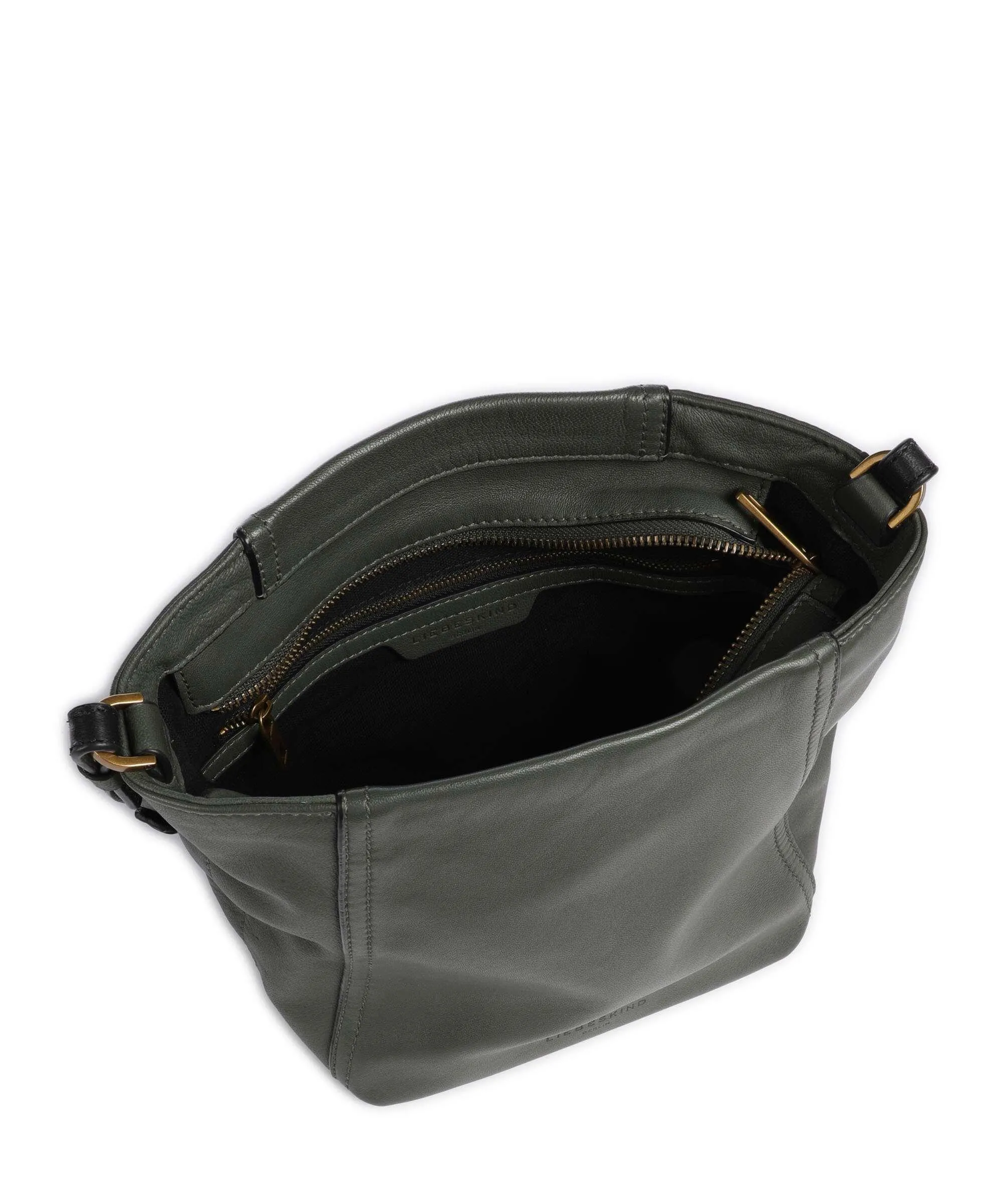  Liebeskind Chudy Sheep Natural S Borsa a tracolla pelle di pecora verde scuro  