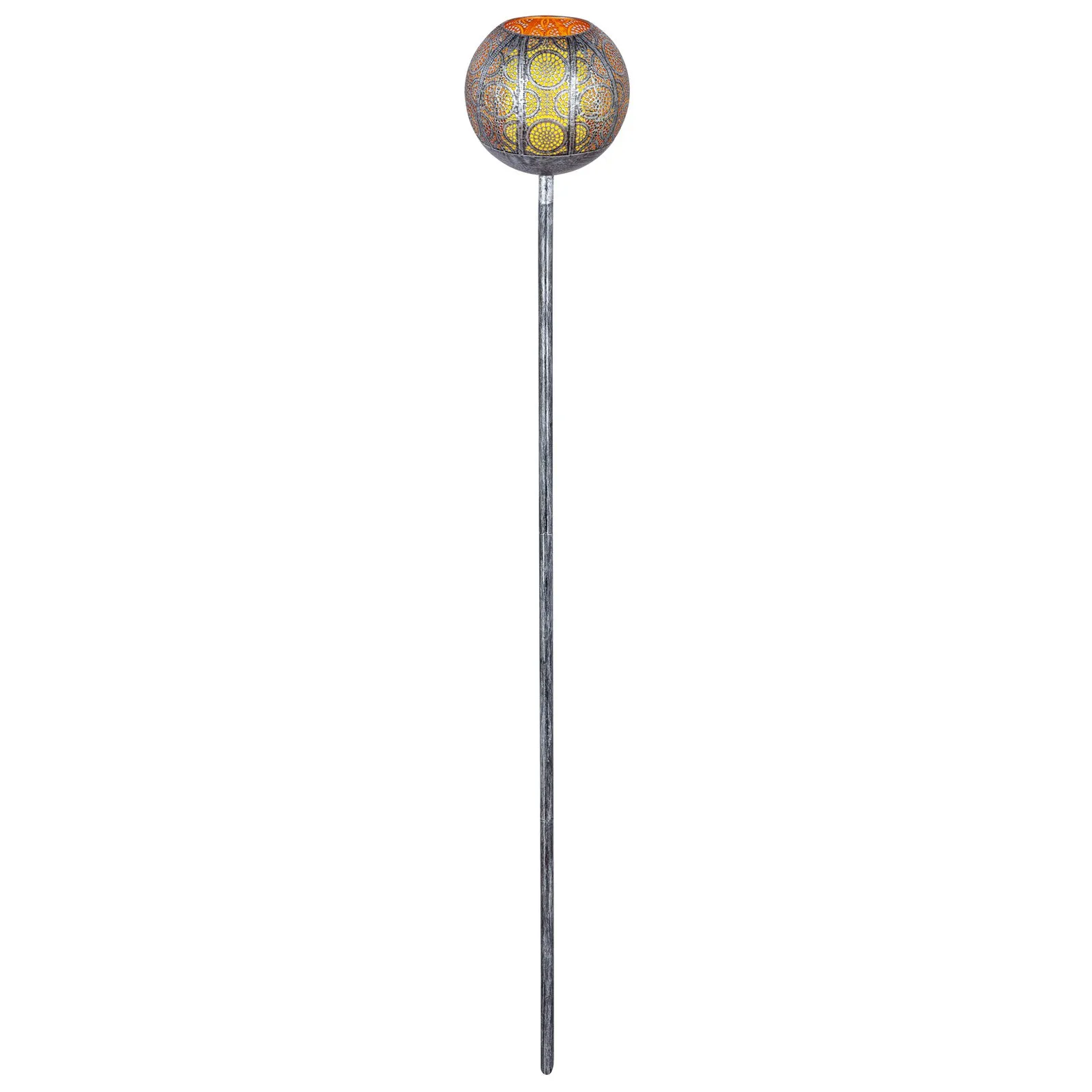 Lindby Miliana Lampada LED con picchetto a terra, argento