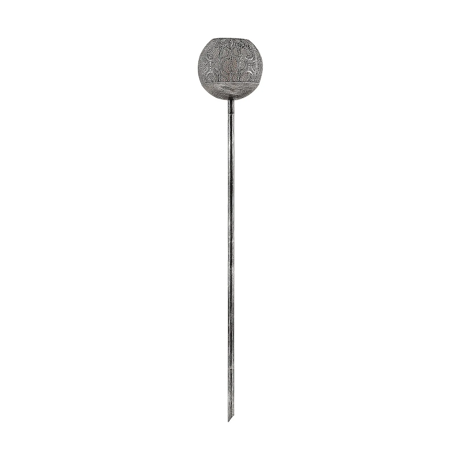 Lindby Miliana Lampada LED con picchetto a terra, argento
