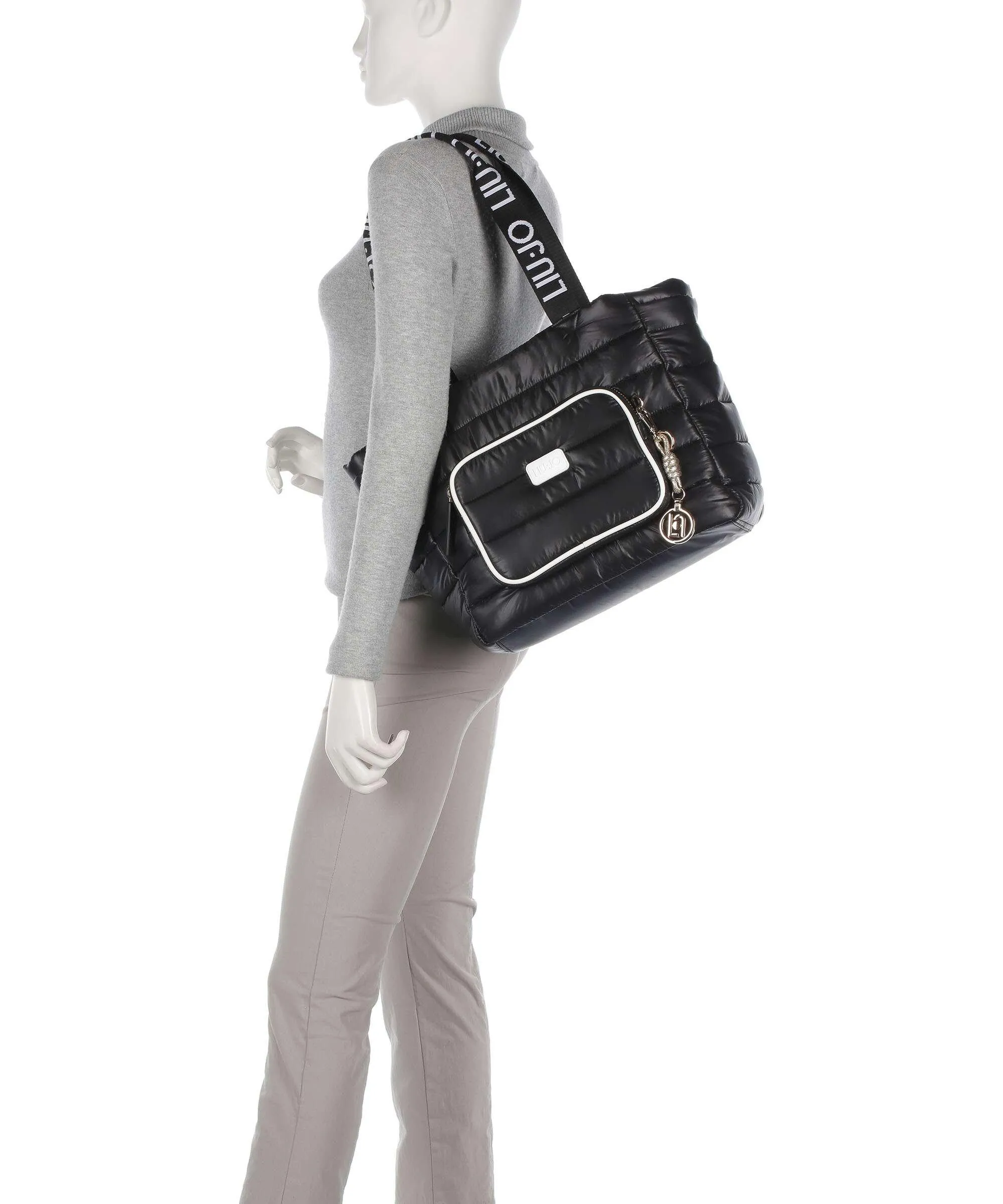  Liu Jo Borsa shopper 13″ nylon nero  