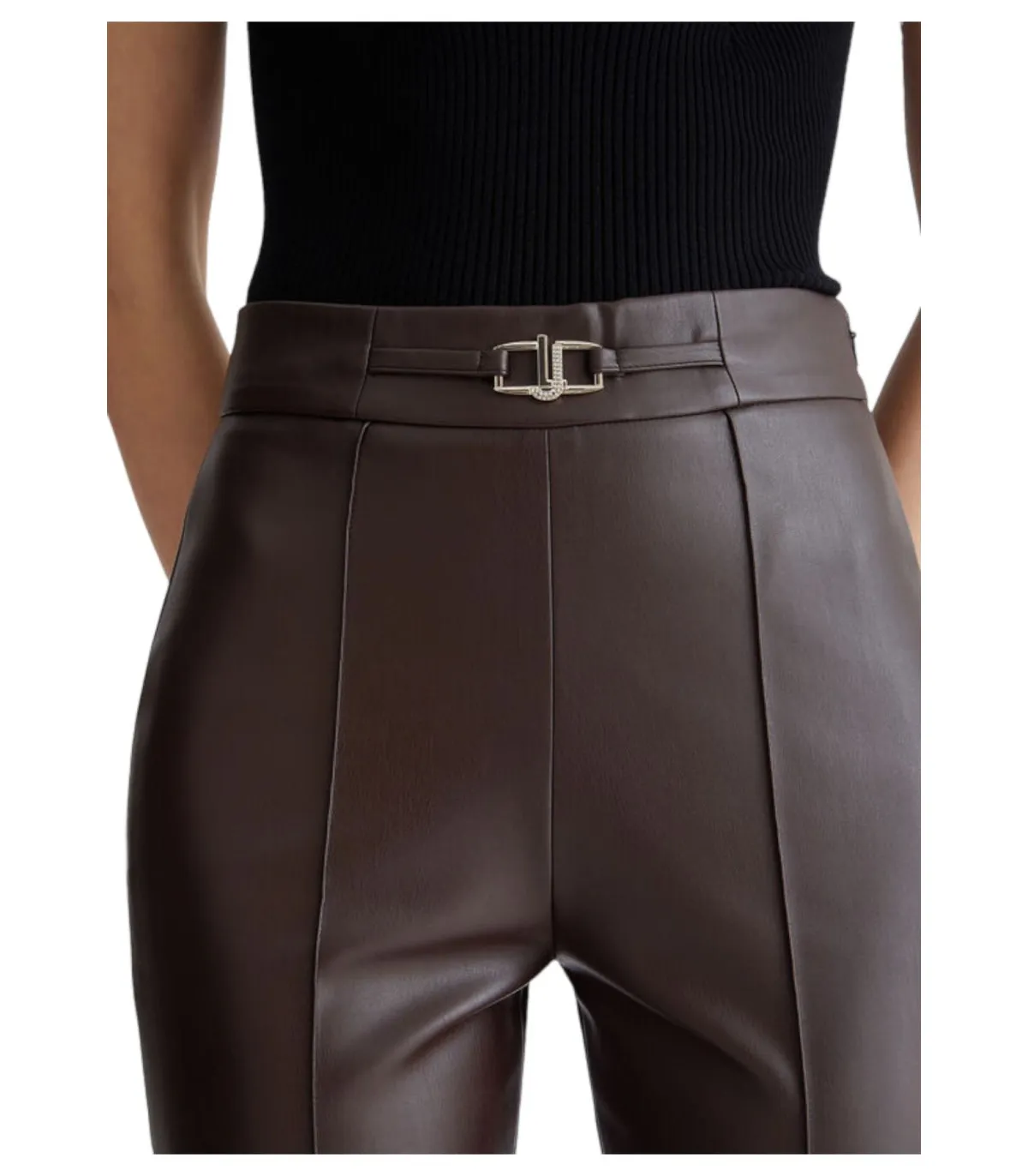Liu Jo Donna Pantaloni  In Pelle Sintetica