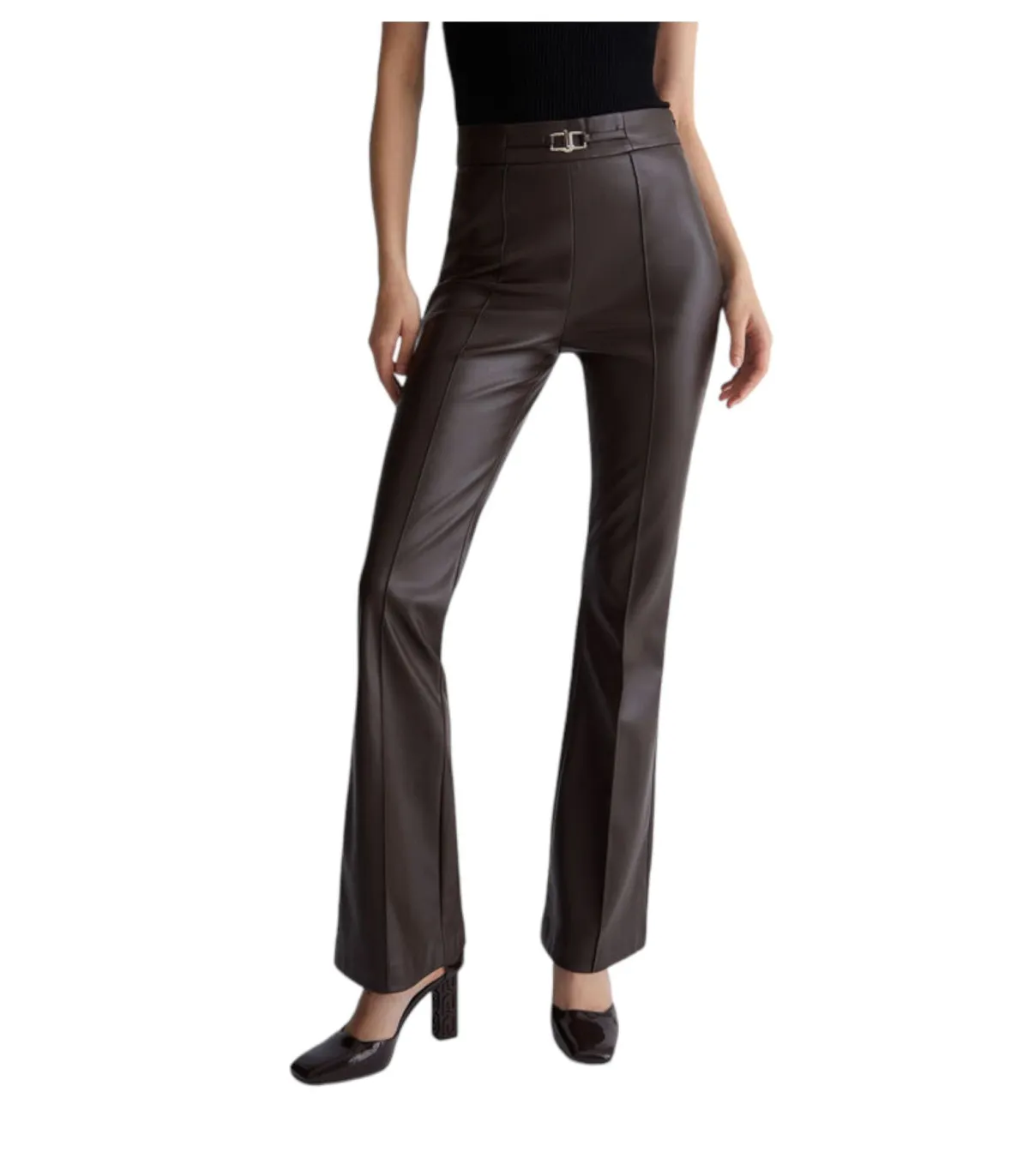 Liu Jo Donna Pantaloni  In Pelle Sintetica