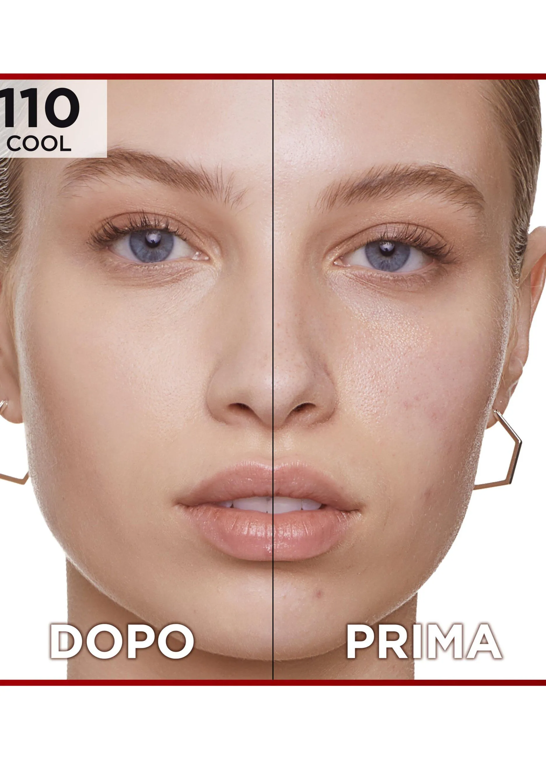 L'Oréal Paris Fondotinta Infaillible 32H Matte Cover, Make-Up dal Finish Matte Copertura Totale sulla Pelle, 110 Vanille 
