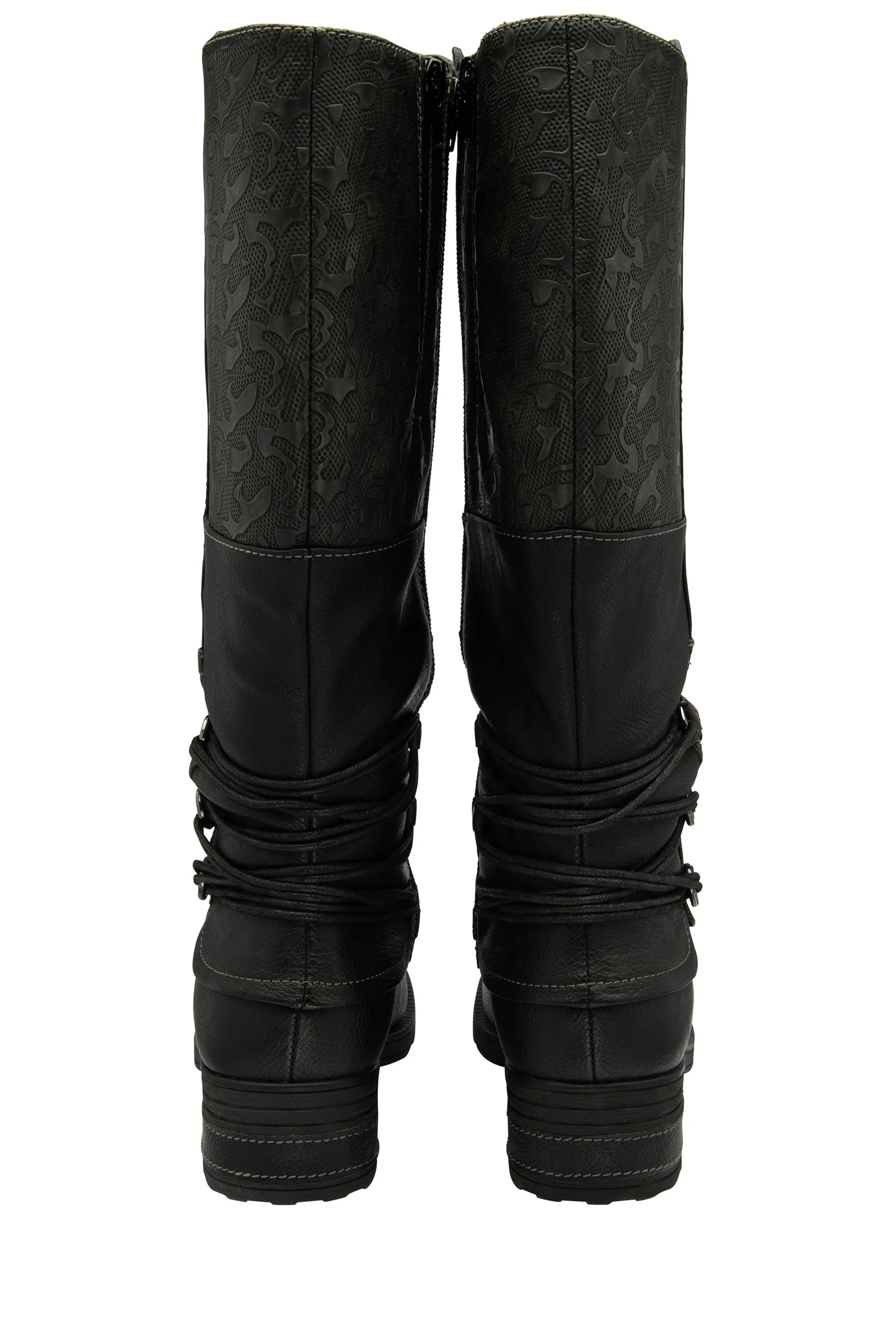 Lotus - Stivali al ginocchio con zip