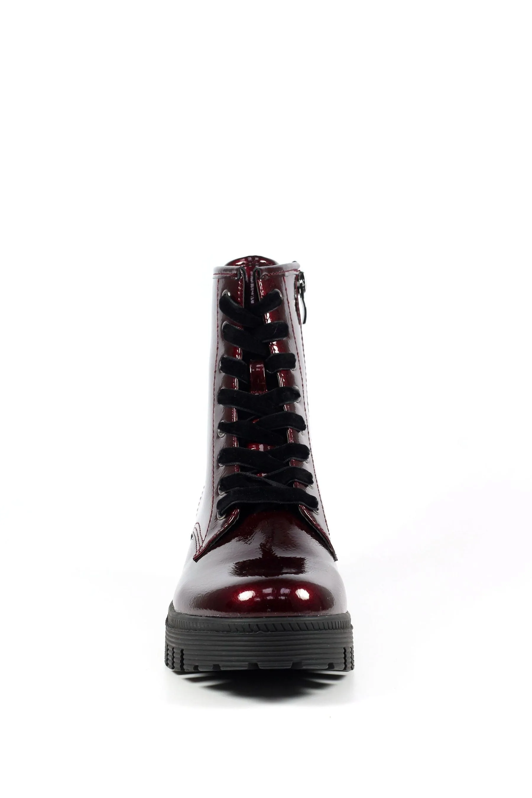 Lunar - Rosso bordeaux - Danni - Stivali alla caviglia in vernice
